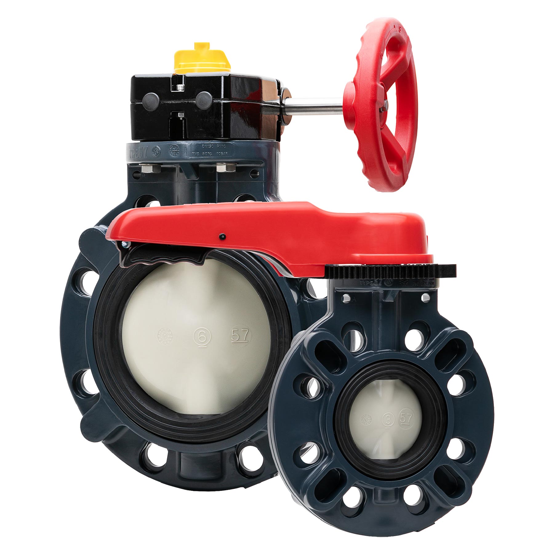 Asahi Type-57P Butterfly Valve Gear Lever