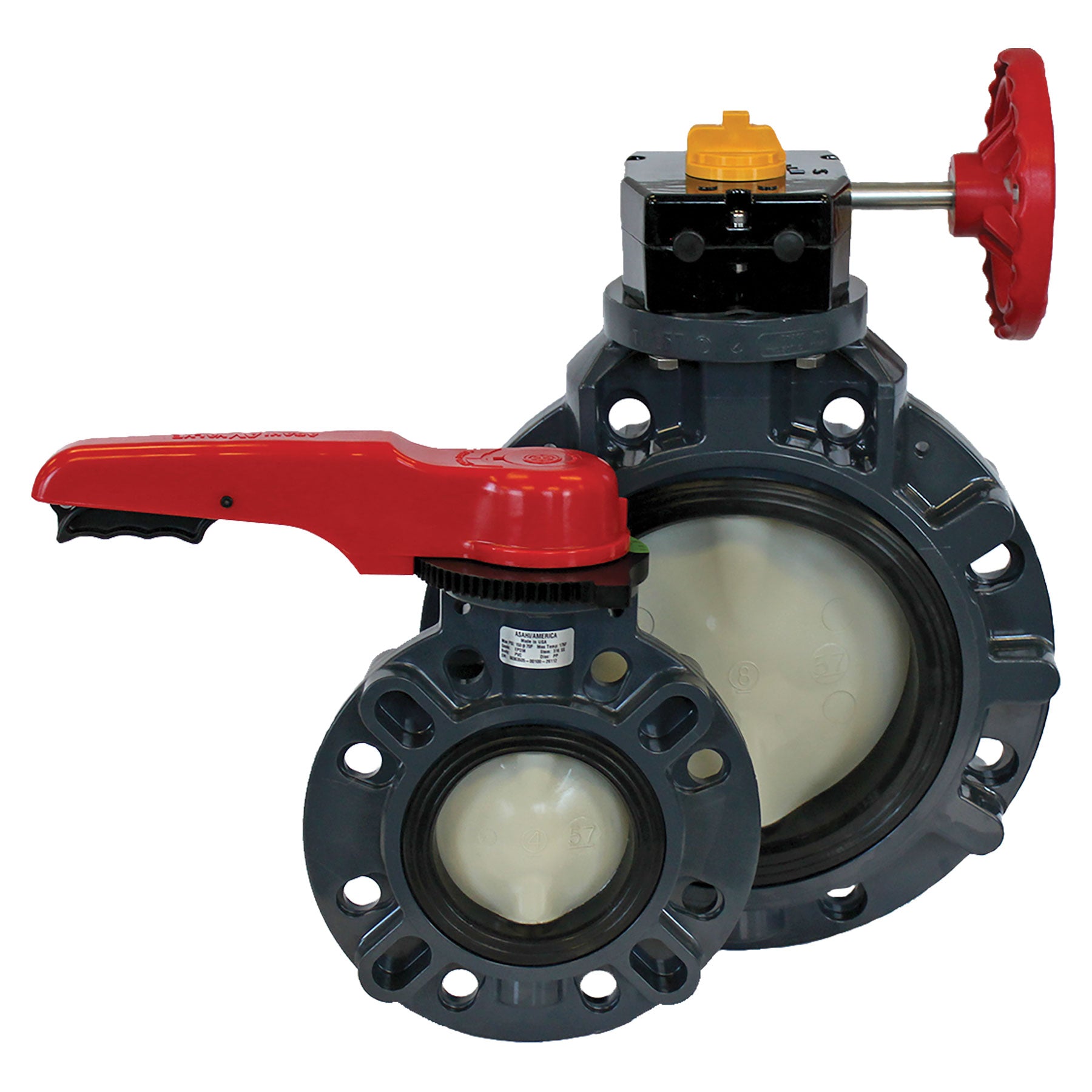 Asahi Type-57P Butterfly Valve Lever Gear