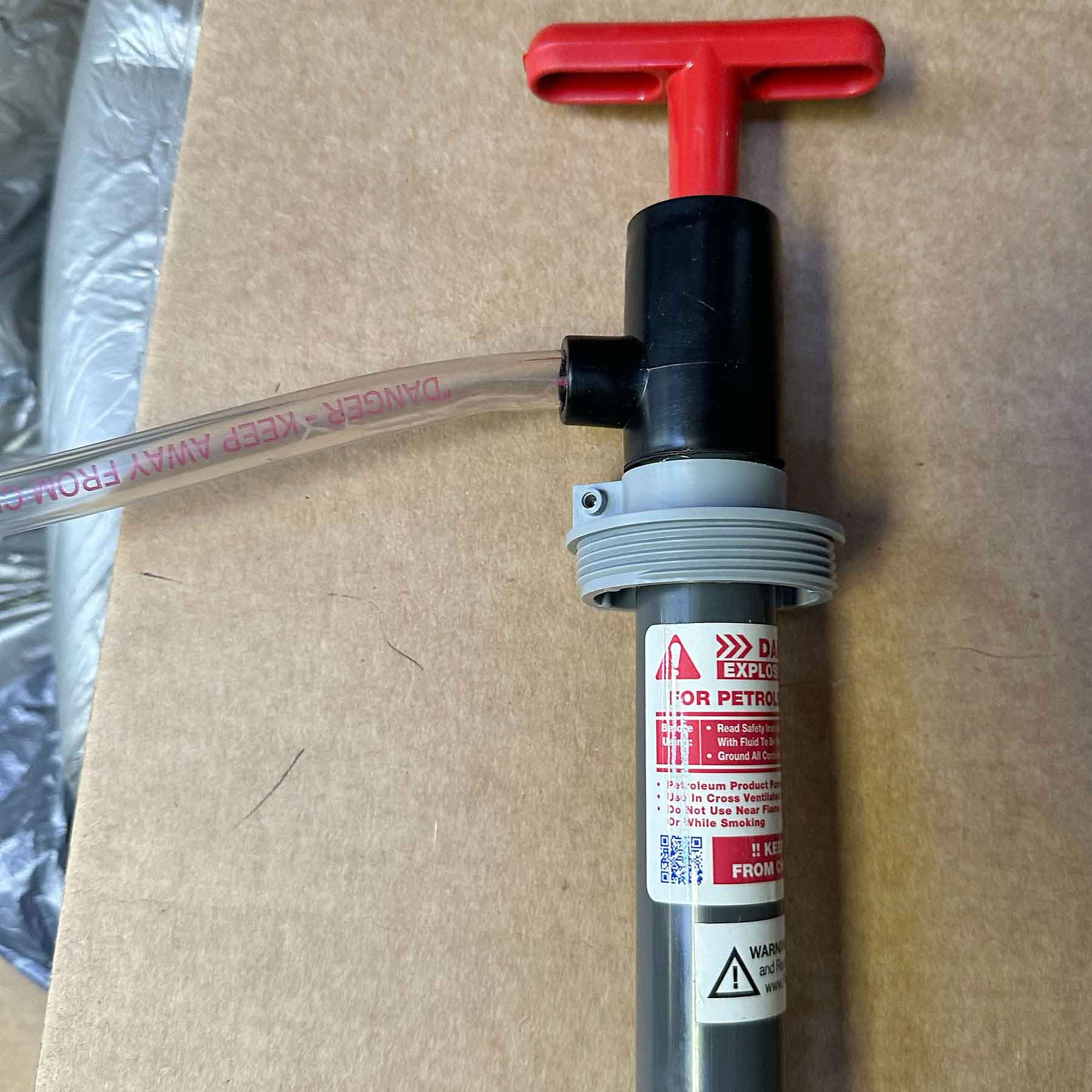 Beckson PP Series, Petroleum Transfer Hand Pump, 48 in. Hose