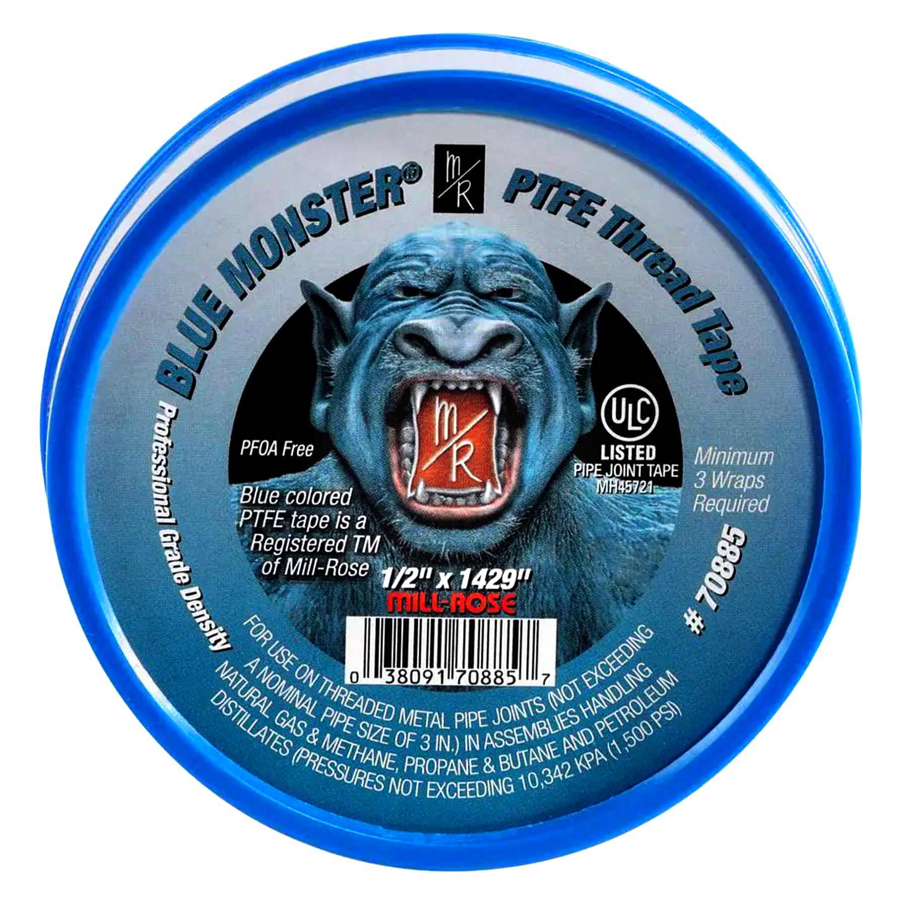 Blue Monster Industrial PTFE Thread Seal Tape