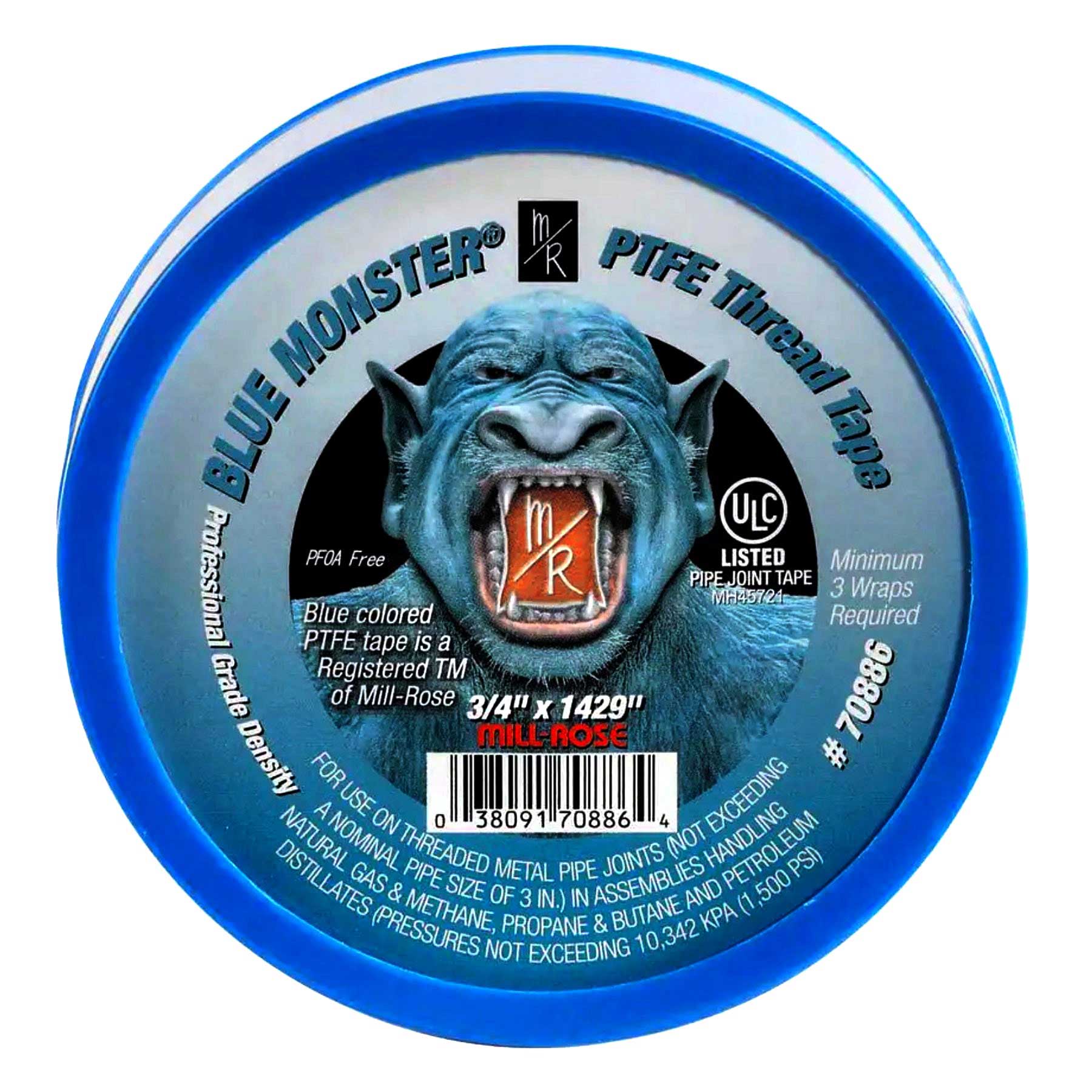 Blue Monster Industrial PTFE Thread Seal Tape
