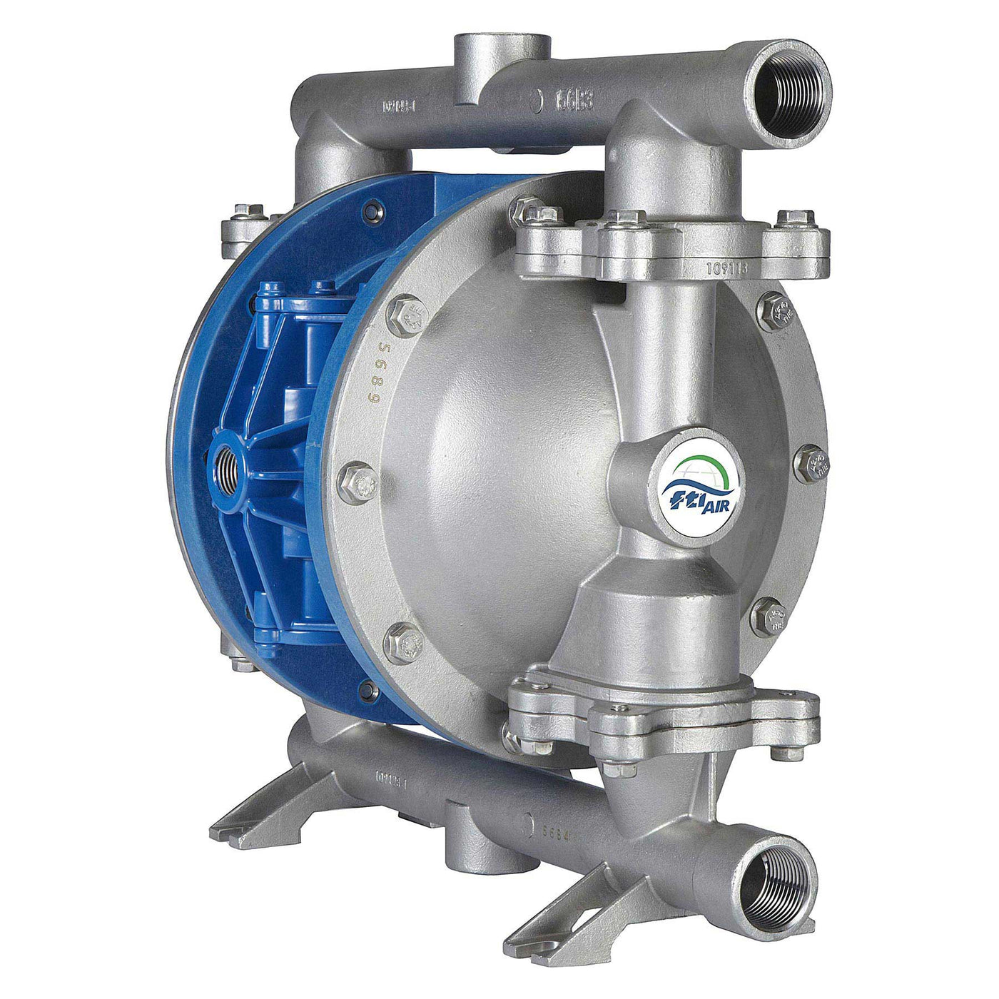 FTI Air FDA Compliant AODD 316L Stainless Steel Metallic Diaphragm Pump