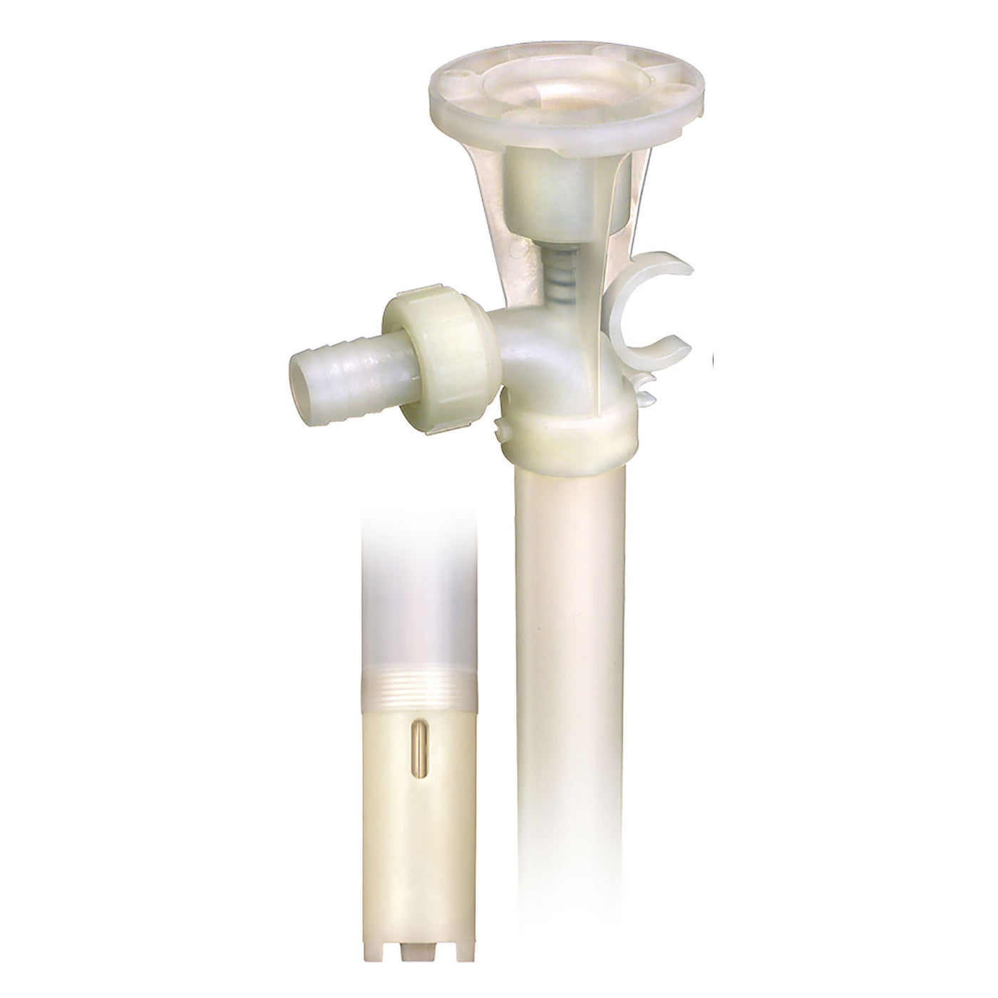 Finish Thompson Cordless Drum Pump Kit EF Series Pure Polypropylene/PVDF Tube 16 to 48 in.
