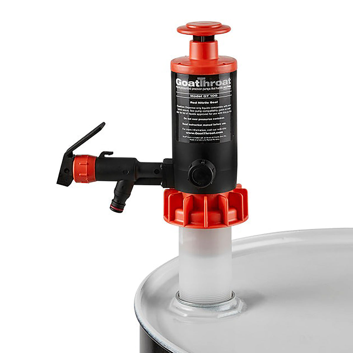 GoatThroat Pump with Nitrile Seal and 4 in. Drum Standoff