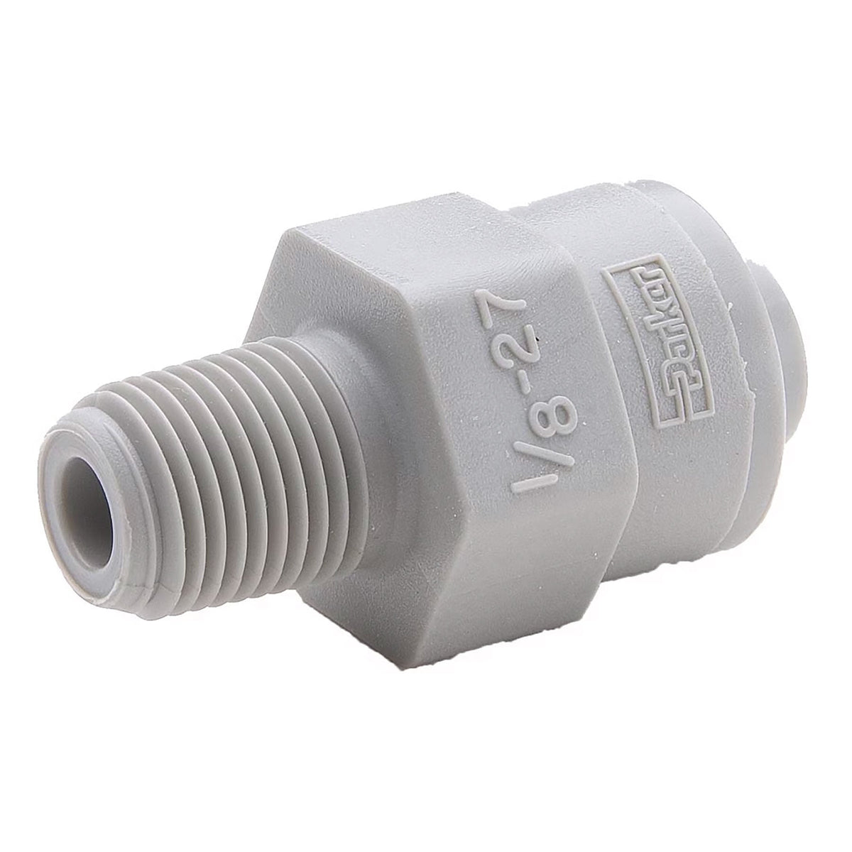 Parker Gray Acetal Connector x MPT, 1/8 in. to 1/2 in. Sizes