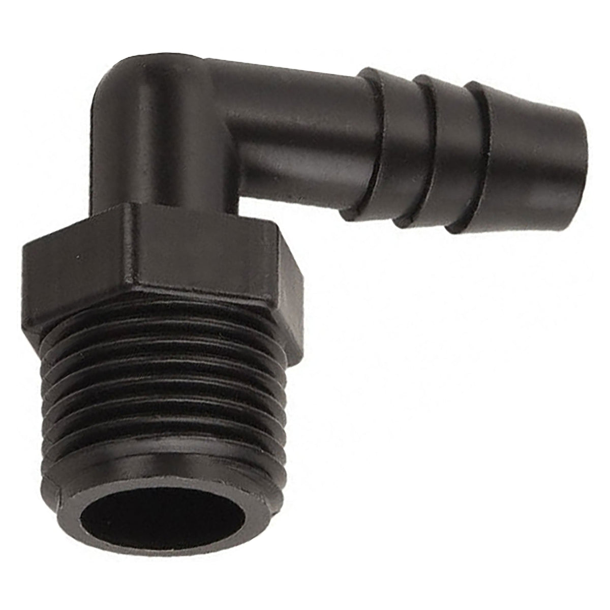 Parker MPT x Hose Barb Elbow, 1/8 in. x 1/4 in.