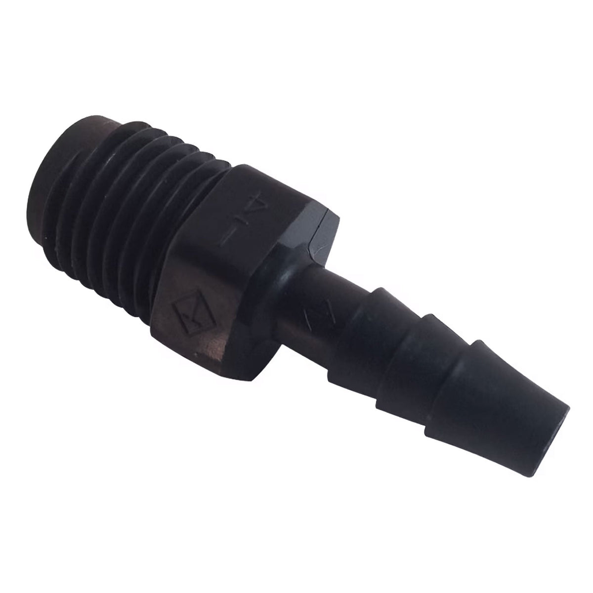 Parker MPT x Hose Barb Connector, 1/4 in. x 3/16 in.