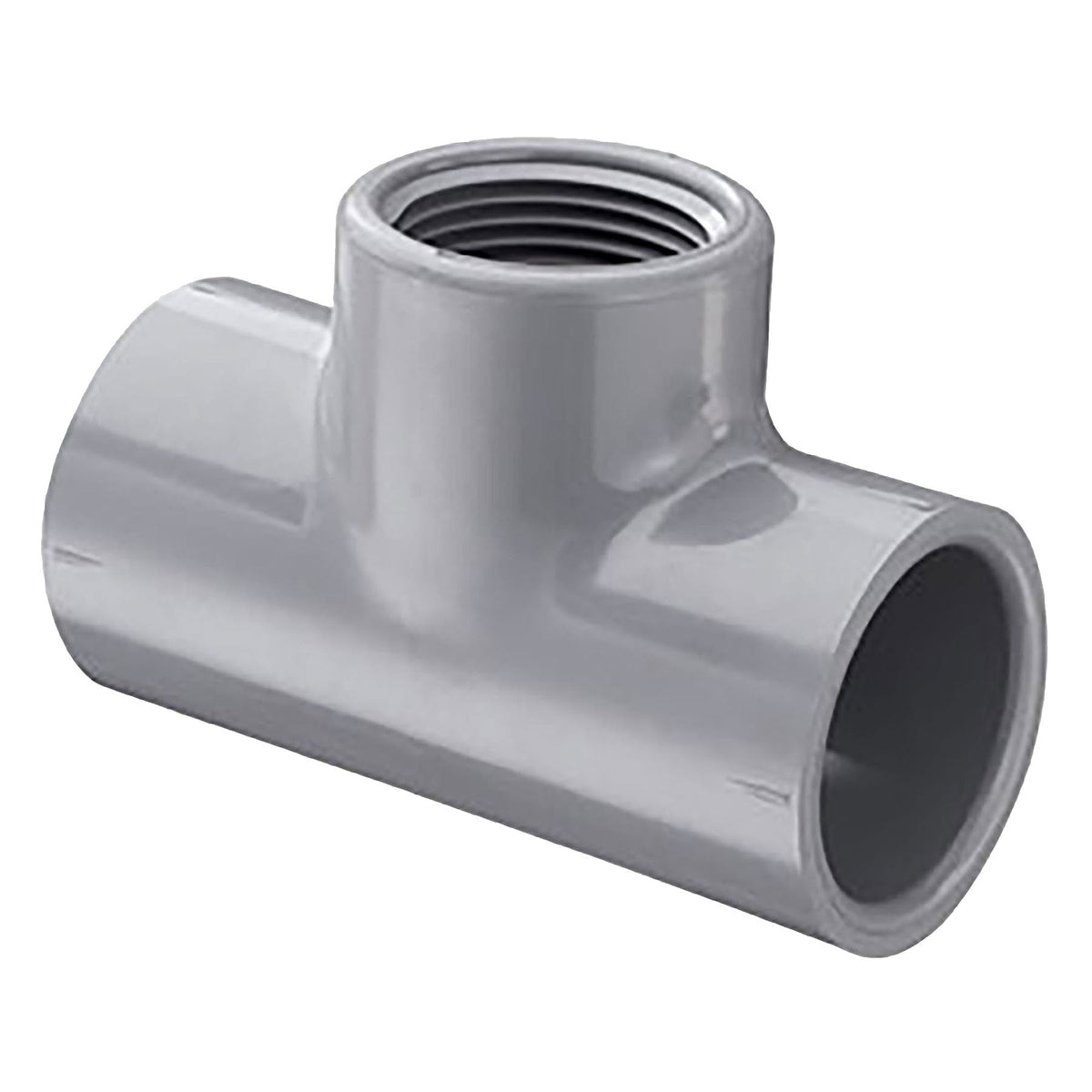 Spears CPVC Schedule 80, Tee, Socket x Threaded, 1/2 in. to 2 in. Sizes