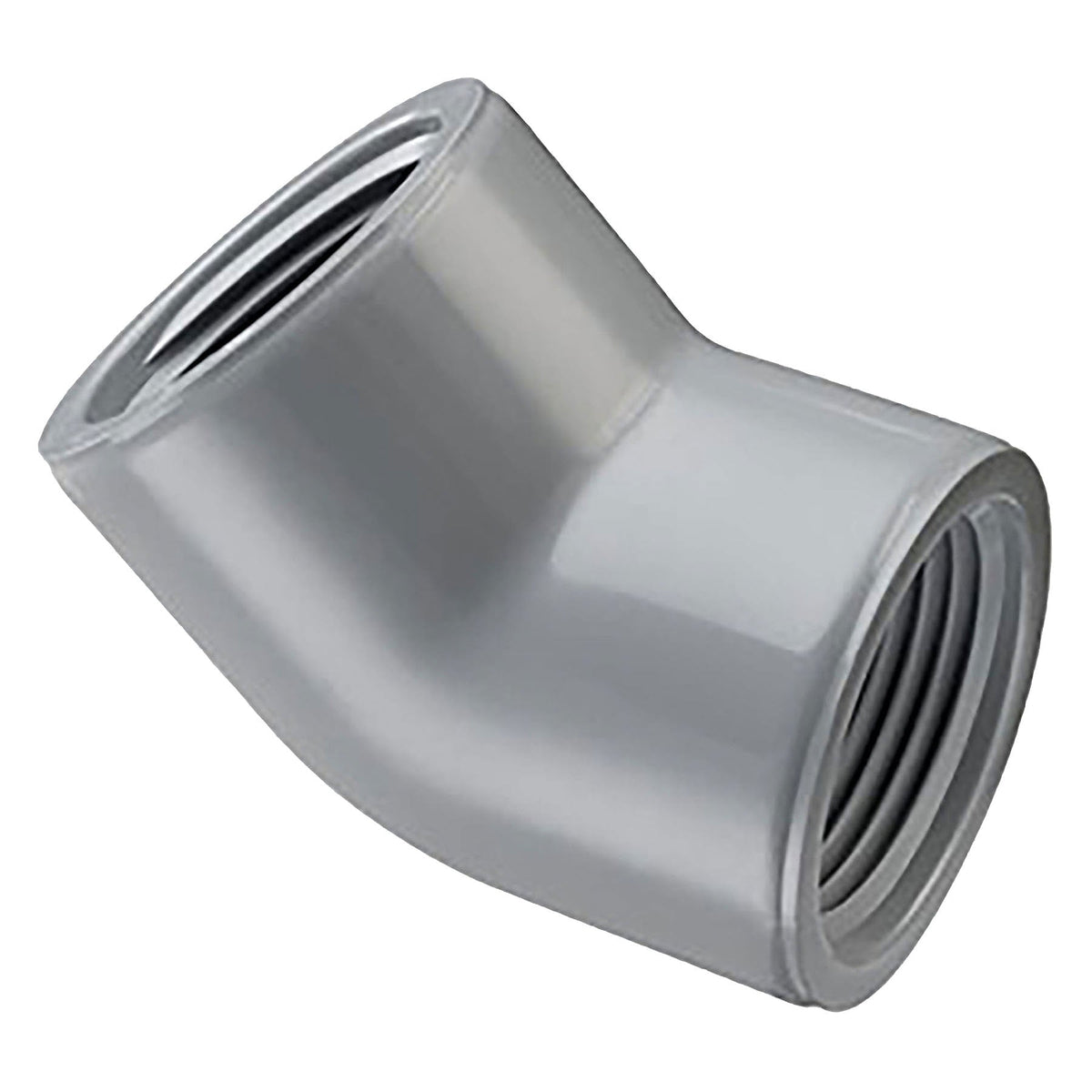 Spears CPVC Schedule 80, 45 Degree Elbow, Threaded, 1/4 in. to 4 in. Sizes