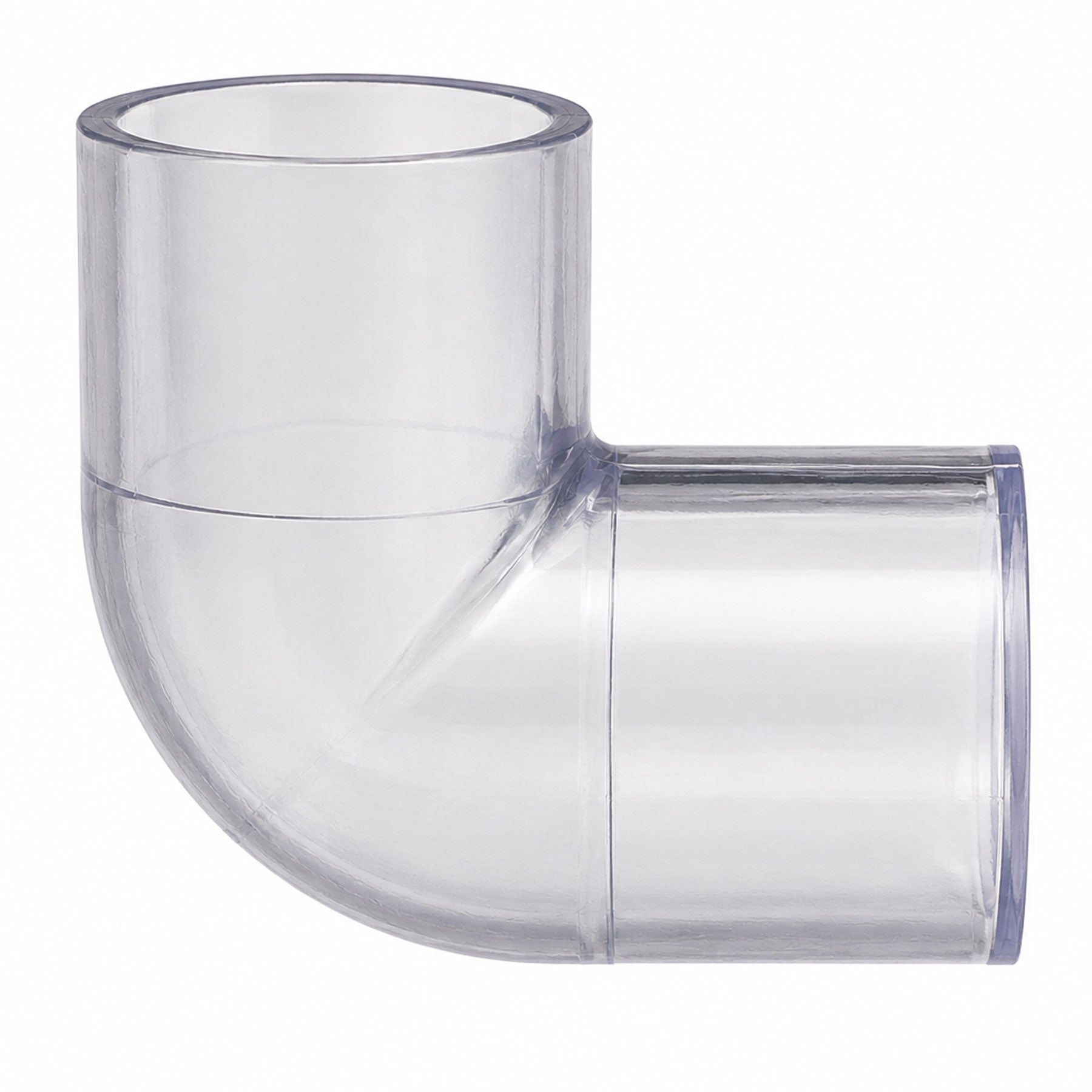 Spears 90 Degree Elbow Clear PVC 1/4 to 8 in. Socket x Socket Schedule 40