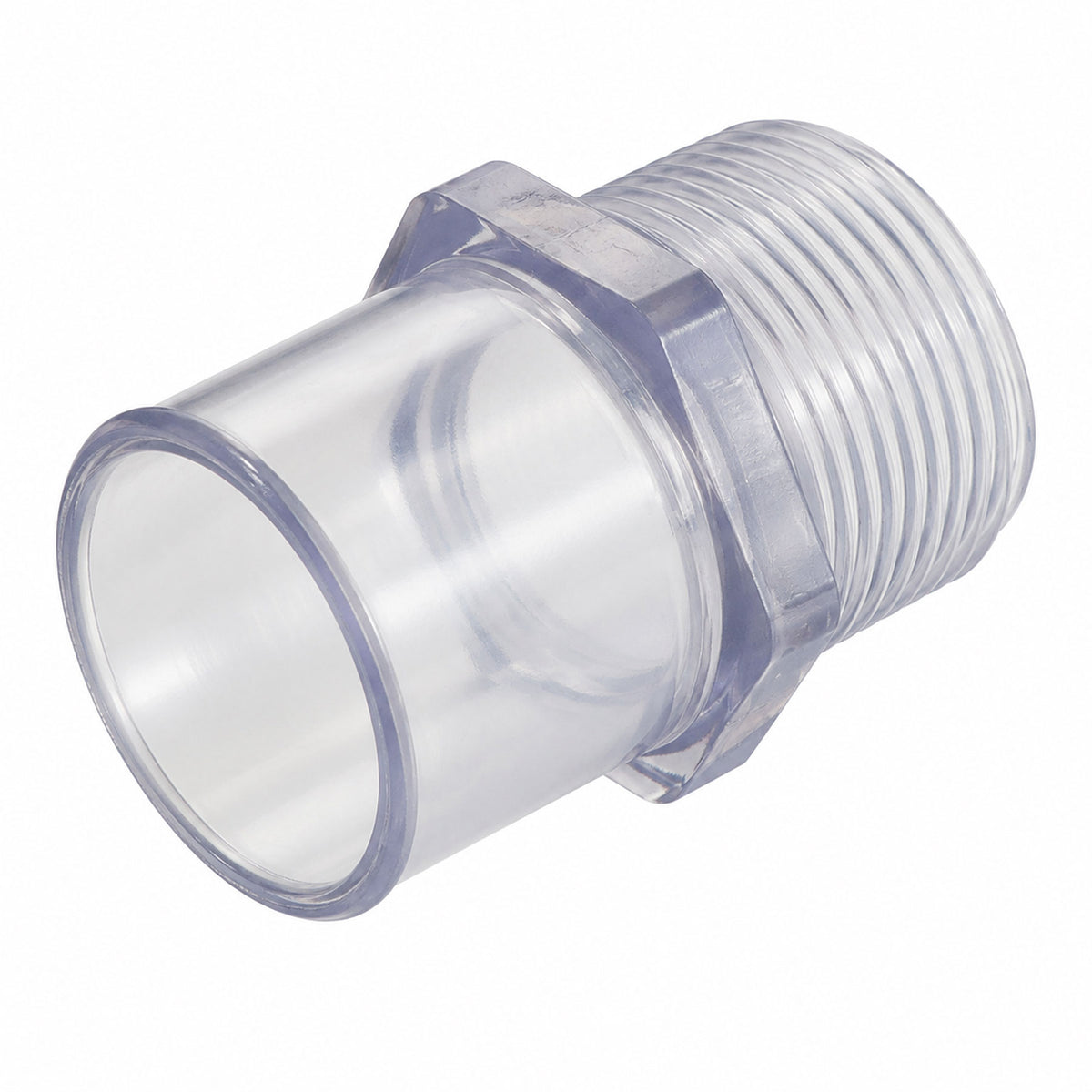 Spears Male Adapter Clear PVC 3/8 to 4 in. Socket x MPT Schedule 40