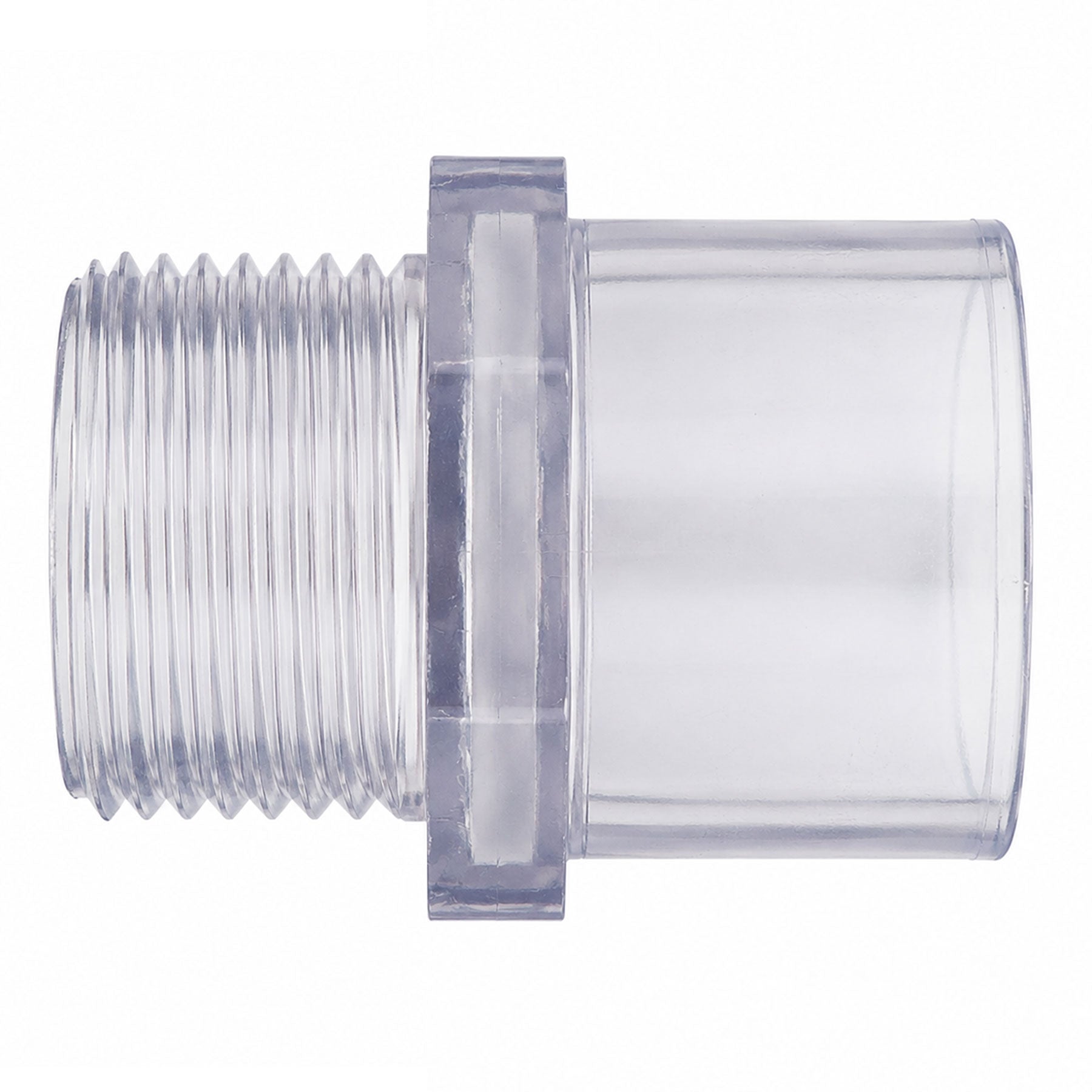 Spears Male Adapter Clear PVC 3/8 to 4 in. Socket x MPT Schedule 40