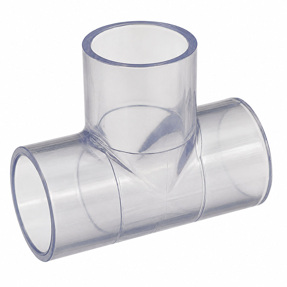 Spears Tee Clear PVC 1/4 to 8 in. Socket Schedule 40