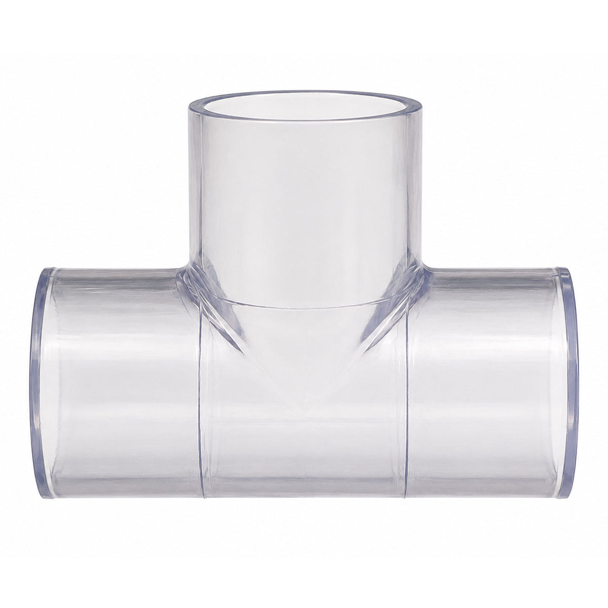 Spears Tee Clear PVC 1/4 to 8 in. Socket Schedule 40