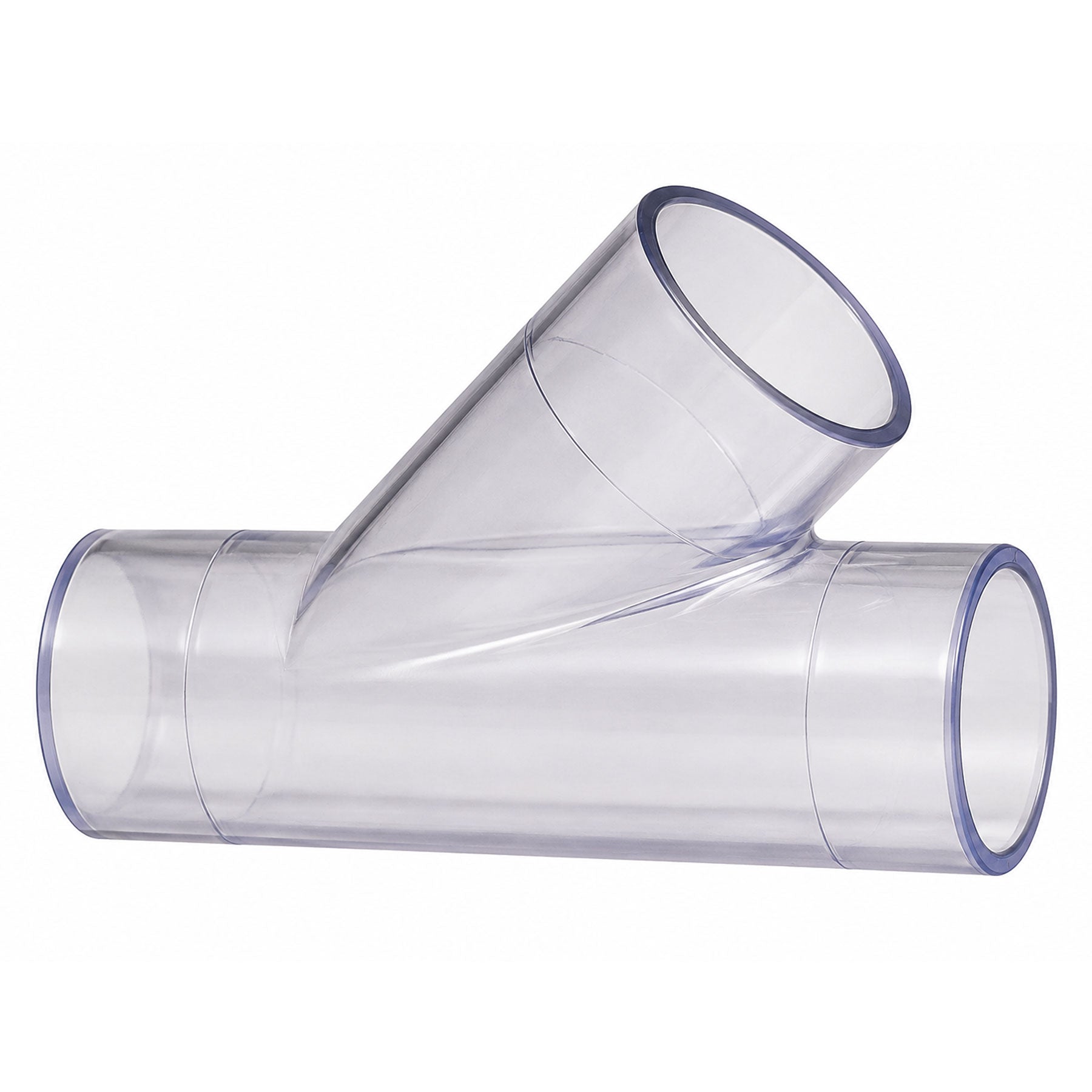 Spears WYE Clear PVC 1-1/2 to 5 in. Socket Schedule 40