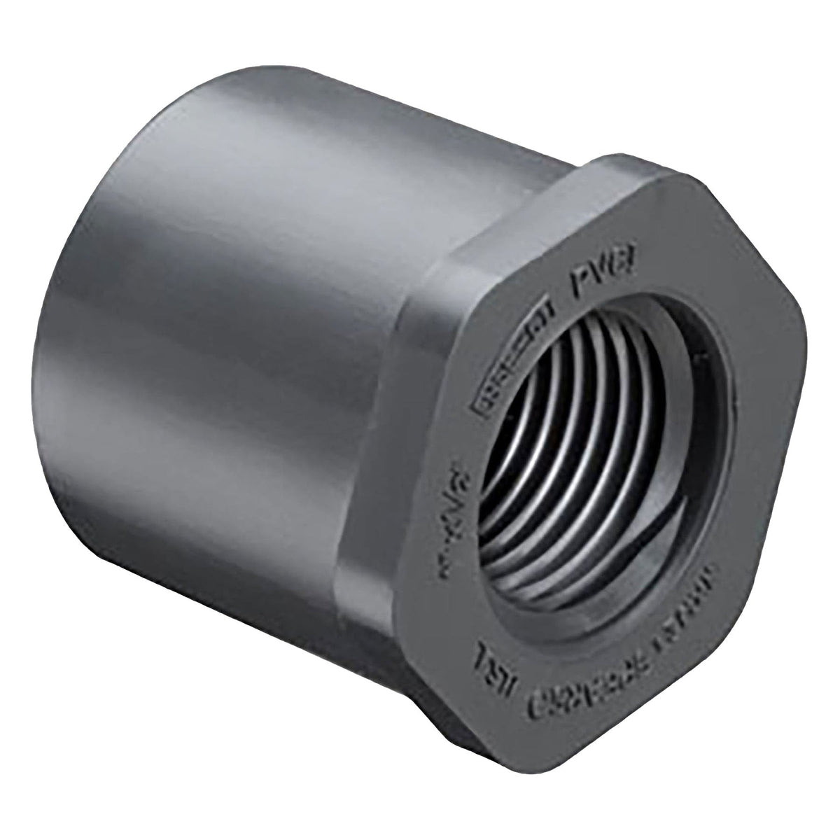 Spears PVC Schedule 80, Reducing Bushing, Spigot x FPT, 1/4 in. to 6 in. Sizes