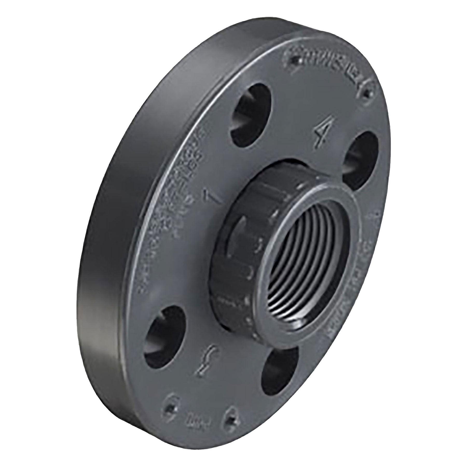 PVC Sch 80 Vanstone Flange - Threaded (1/2