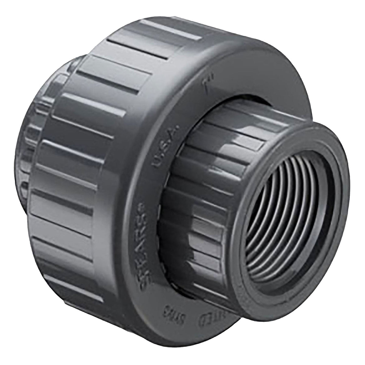 Spears PVC Schedule 80, Union, Socket x FPT, 1/4 in. to 4 in. Sizes