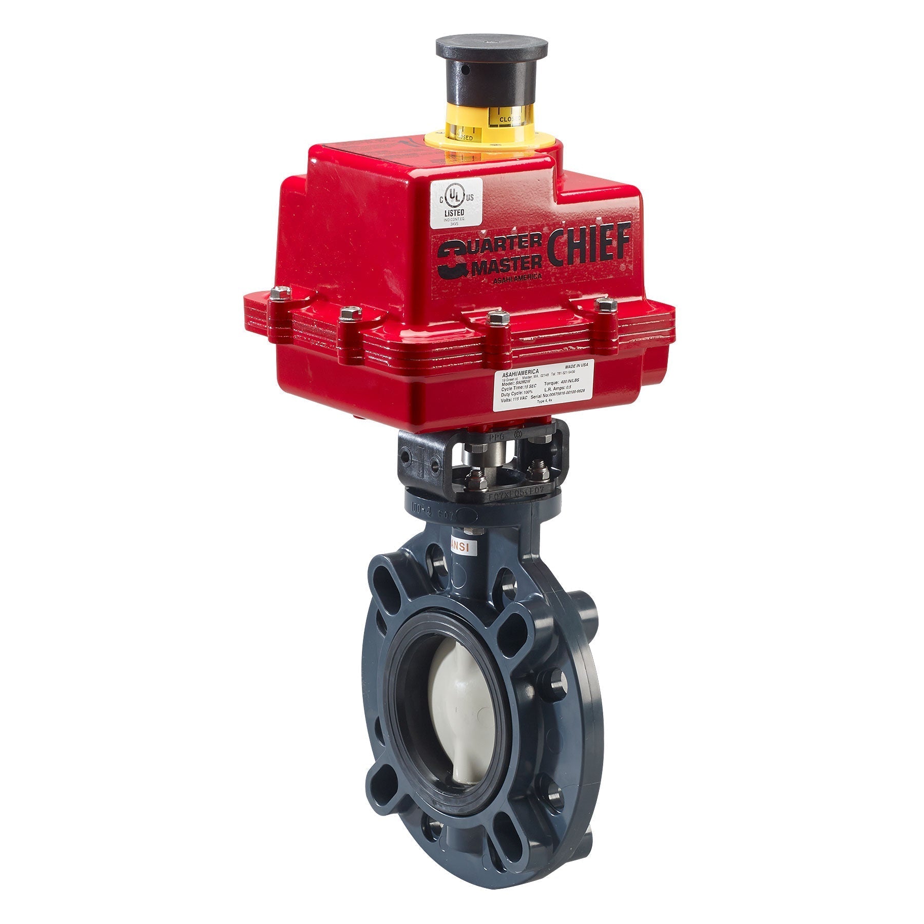 Asahi PVC Series 92 Electric Actuated Butterfly Valve