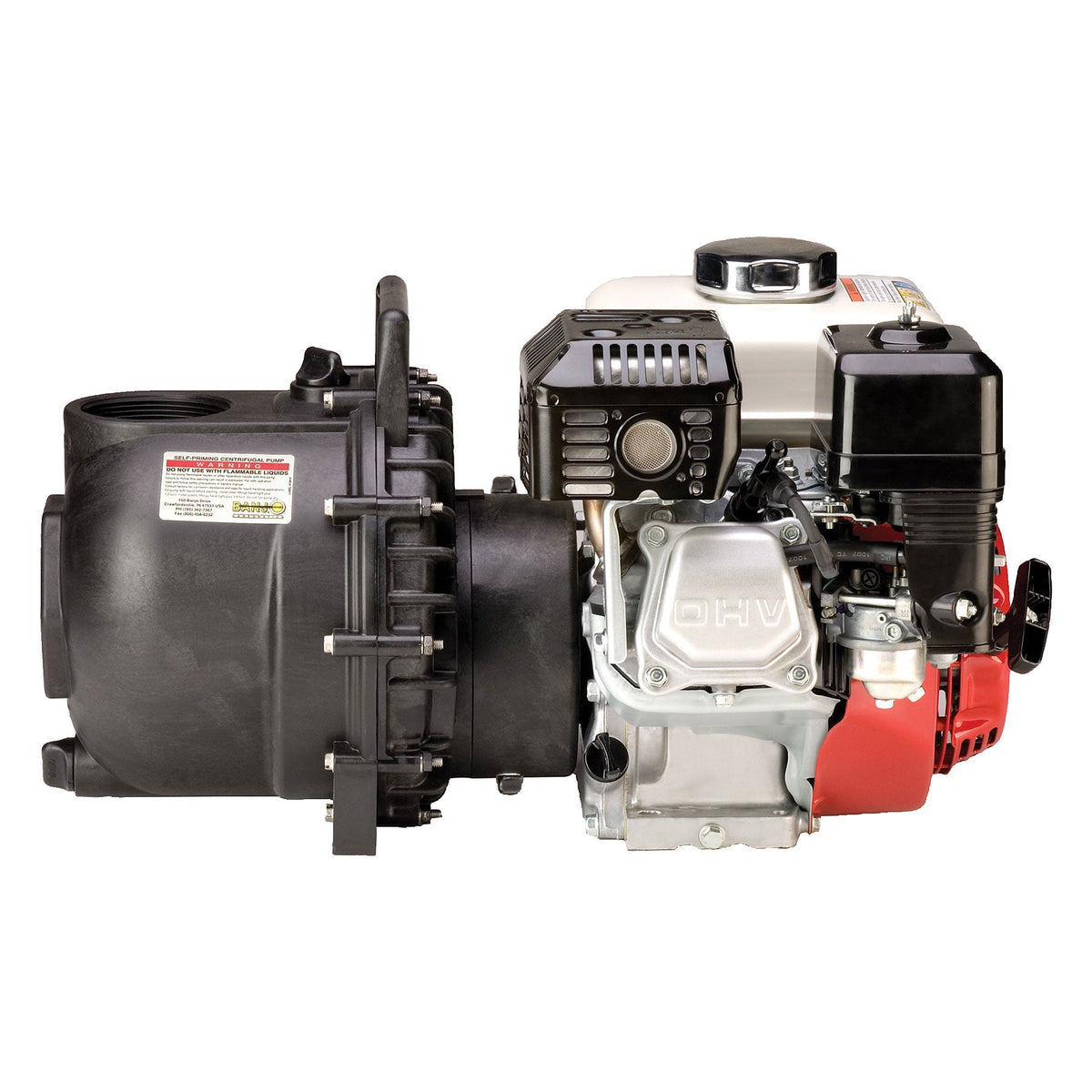 Banjo 300PH13W 3 in. Poly Wet Seal Pump with Gas Engine