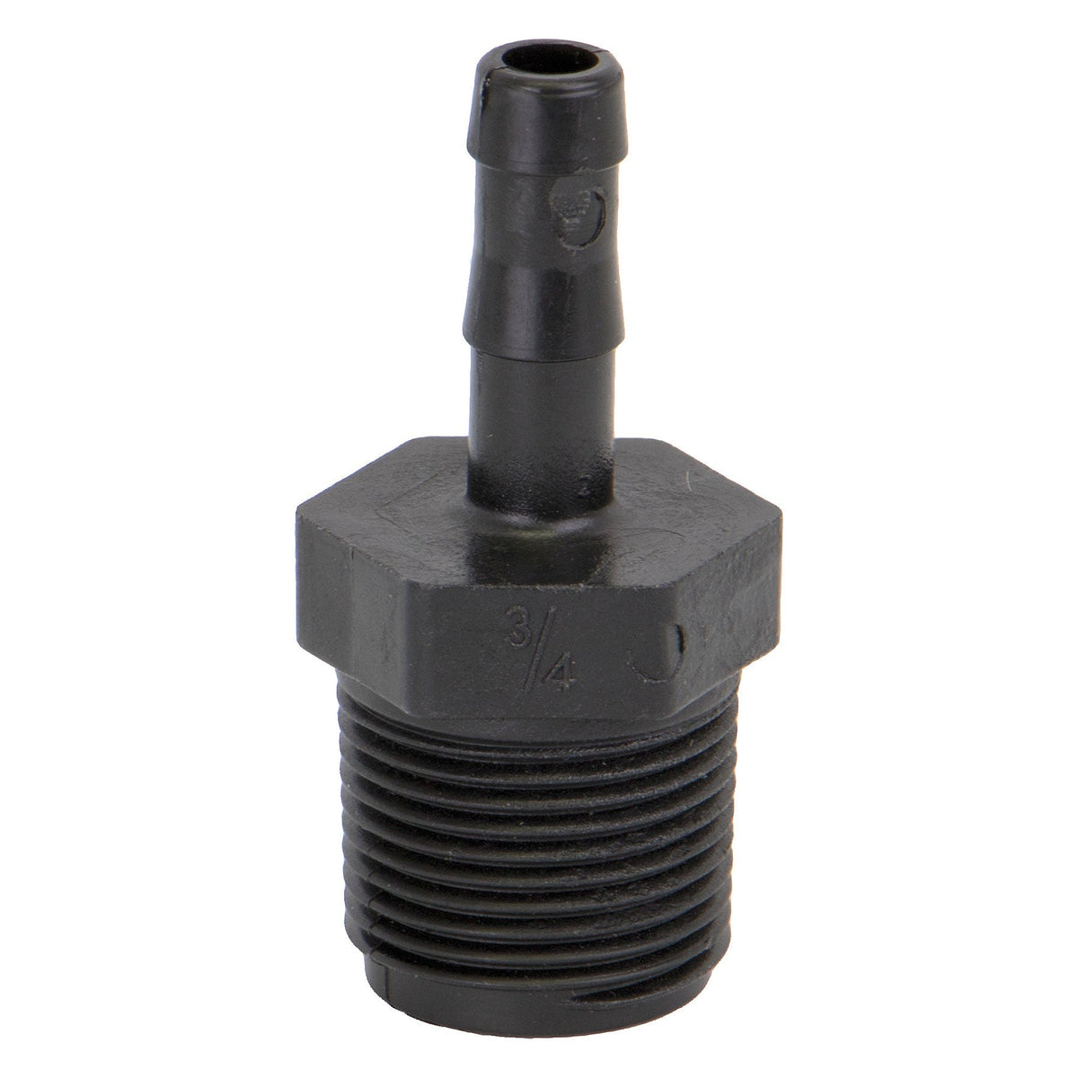 Banjo HB050 Polypropylene Straight Hose Barb MPT X HB 1/4 in. to 4 in. Sizes
