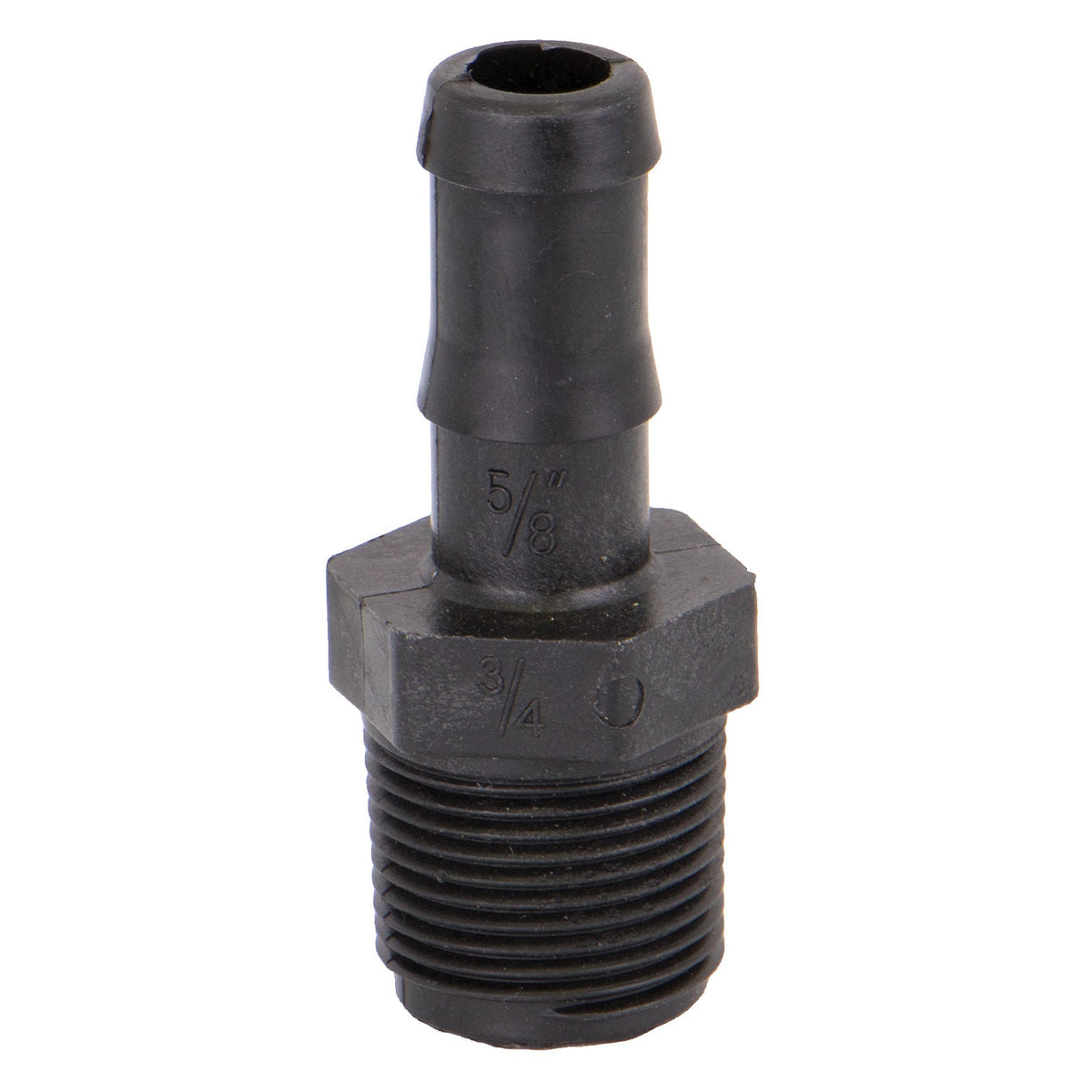 Banjo HB075-038 Polypropylene Straight Hose Barb MPT X HB 1/4 in. to 4 in. Sizes