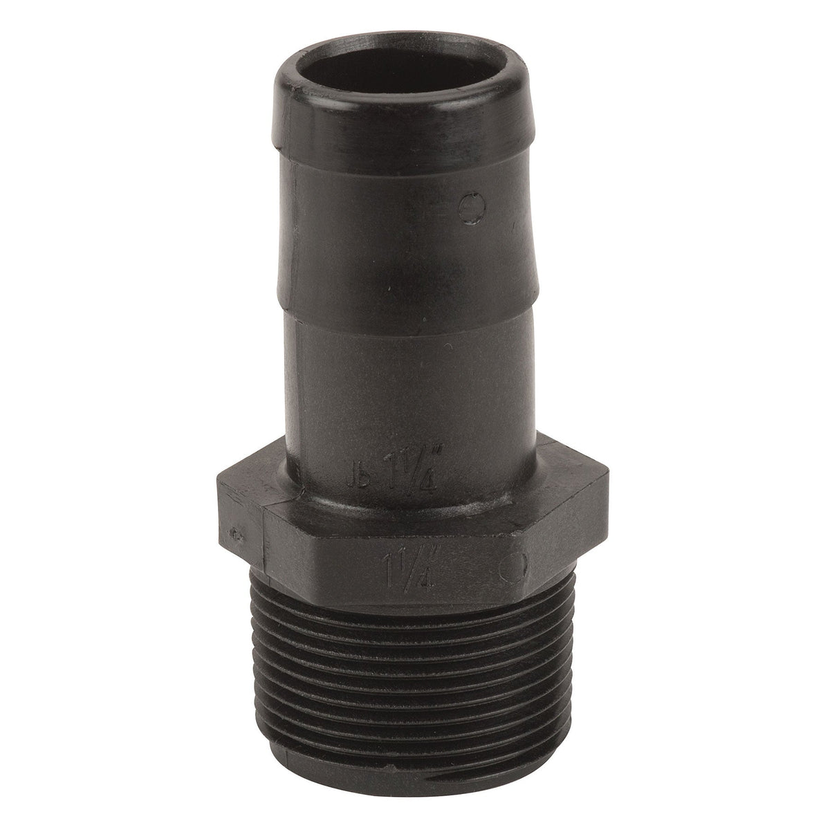 Banjo HB125-075 Polypropylene Straight Hose Barb MPT X HB 1/4 in. to 4 in. Sizes