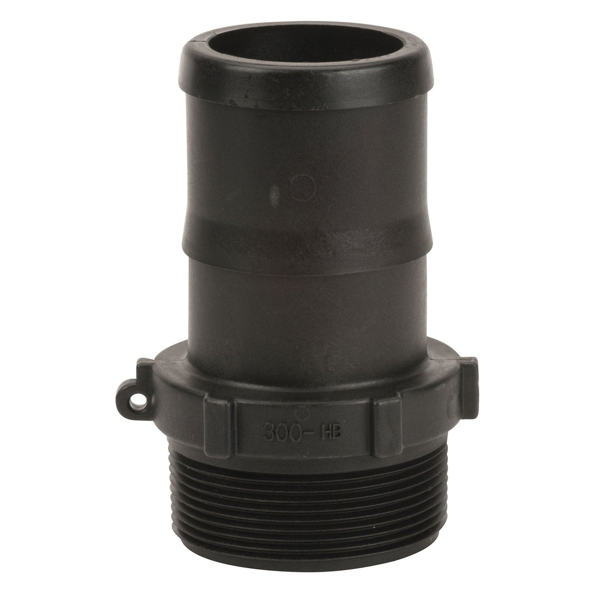 Banjo HB200-150 Polypropylene Straight Hose Barb MPT X HB 1/4 in. to 4 in. Sizes