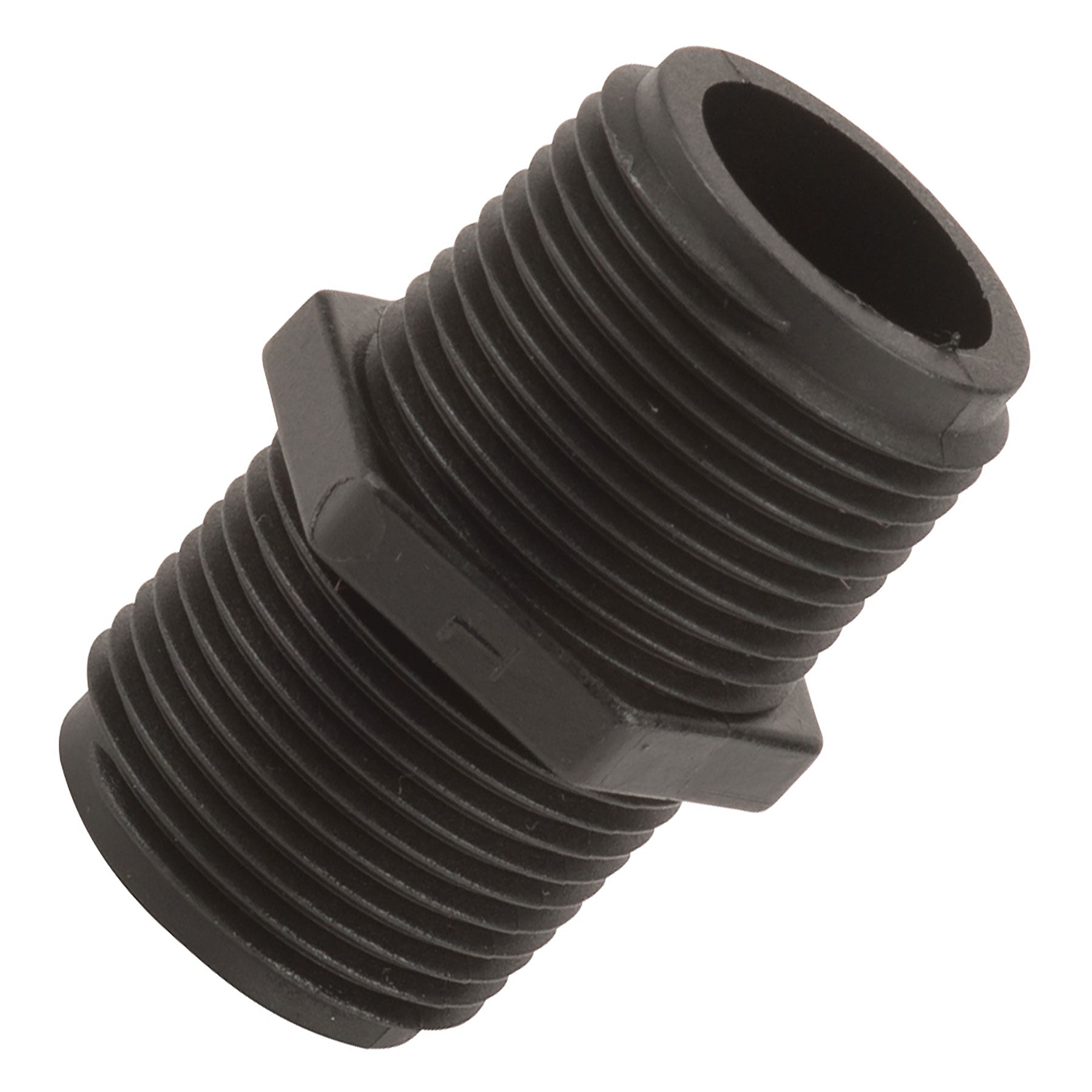 Banjo NIP075-SH Polypropylene Nipple MPT 1/4 in. to 3 in. Sizes Short to 6 in. Lengths