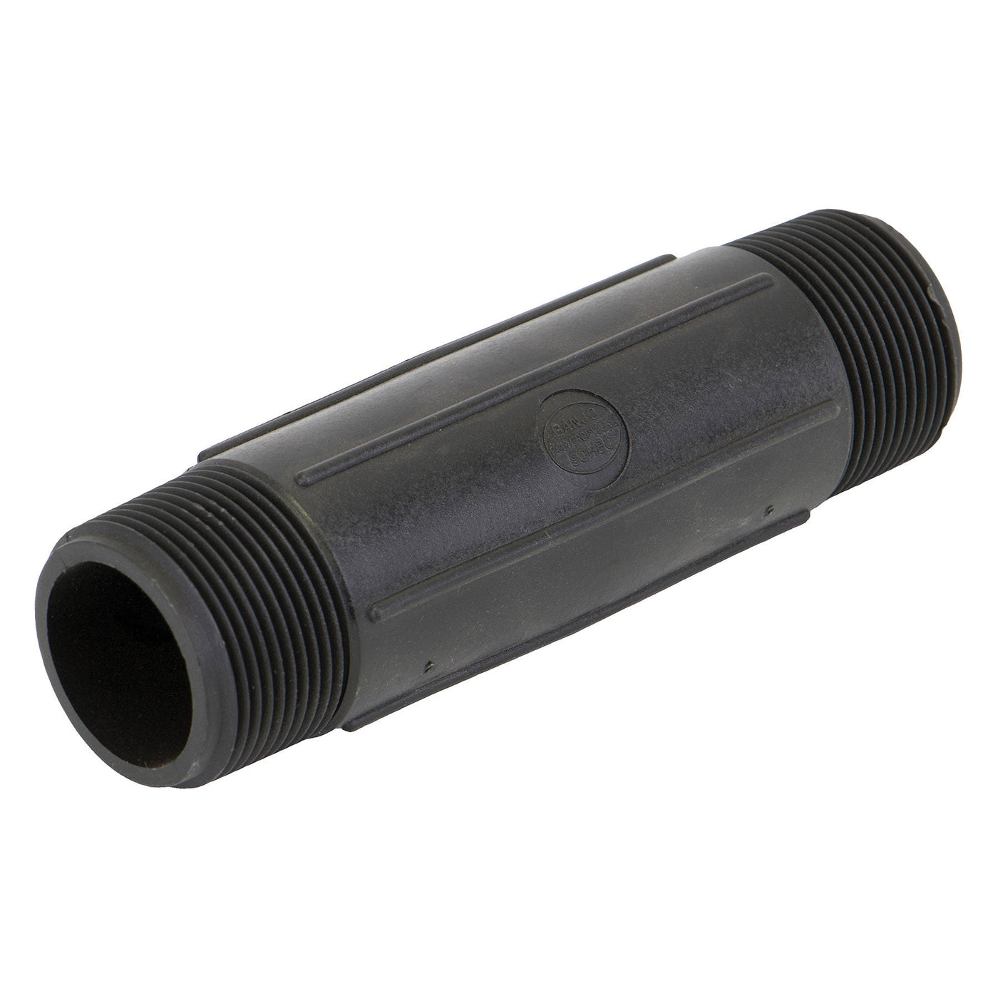 Banjo NIP125-6 Polypropylene Nipple MPT 1/4 in. to 3 in. Sizes Short to 6 in. Lengths