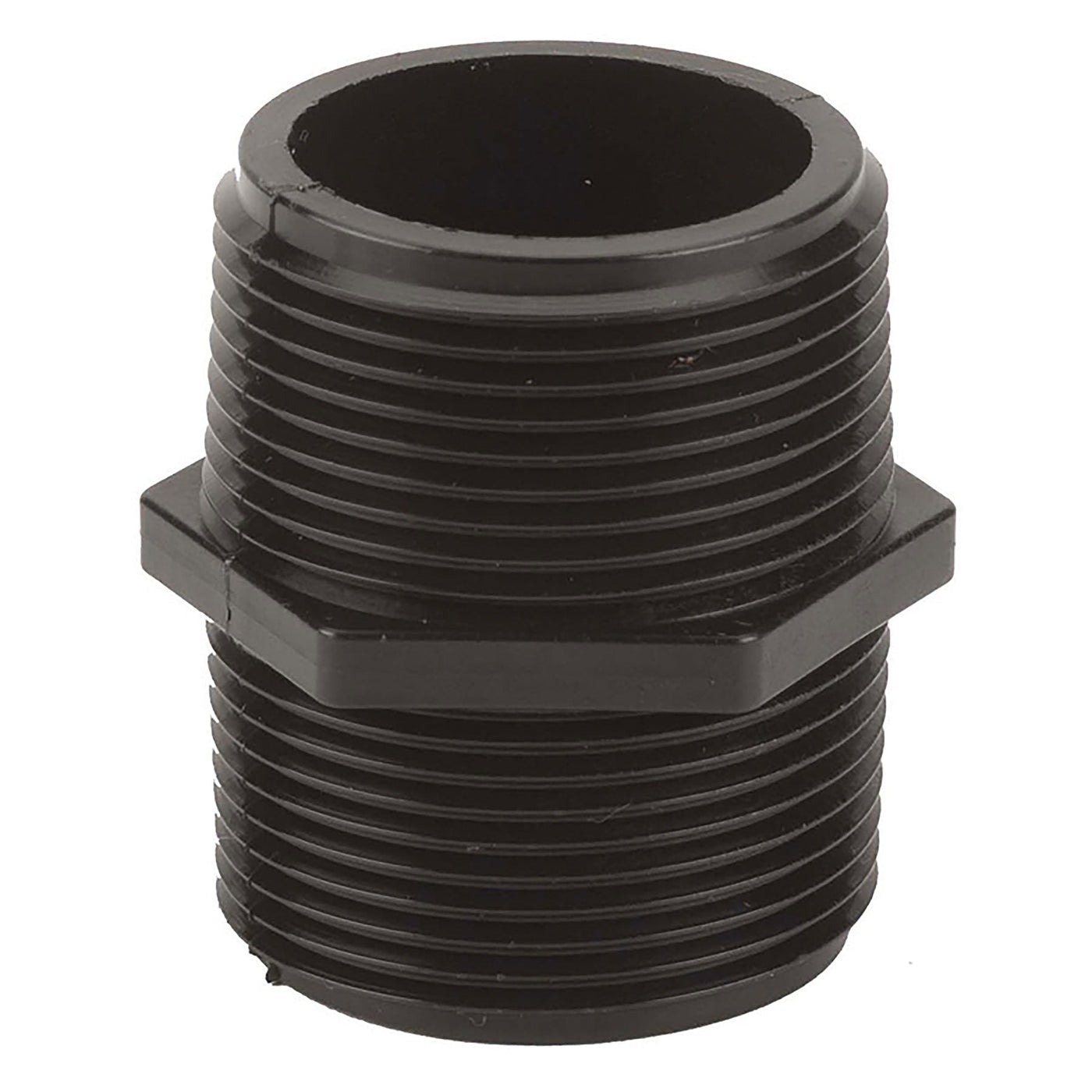 Banjo NIP125-SH Polypropylene Nipple MPT 1/4 in. to 3 in. Sizes Short to 6 in. Lengths