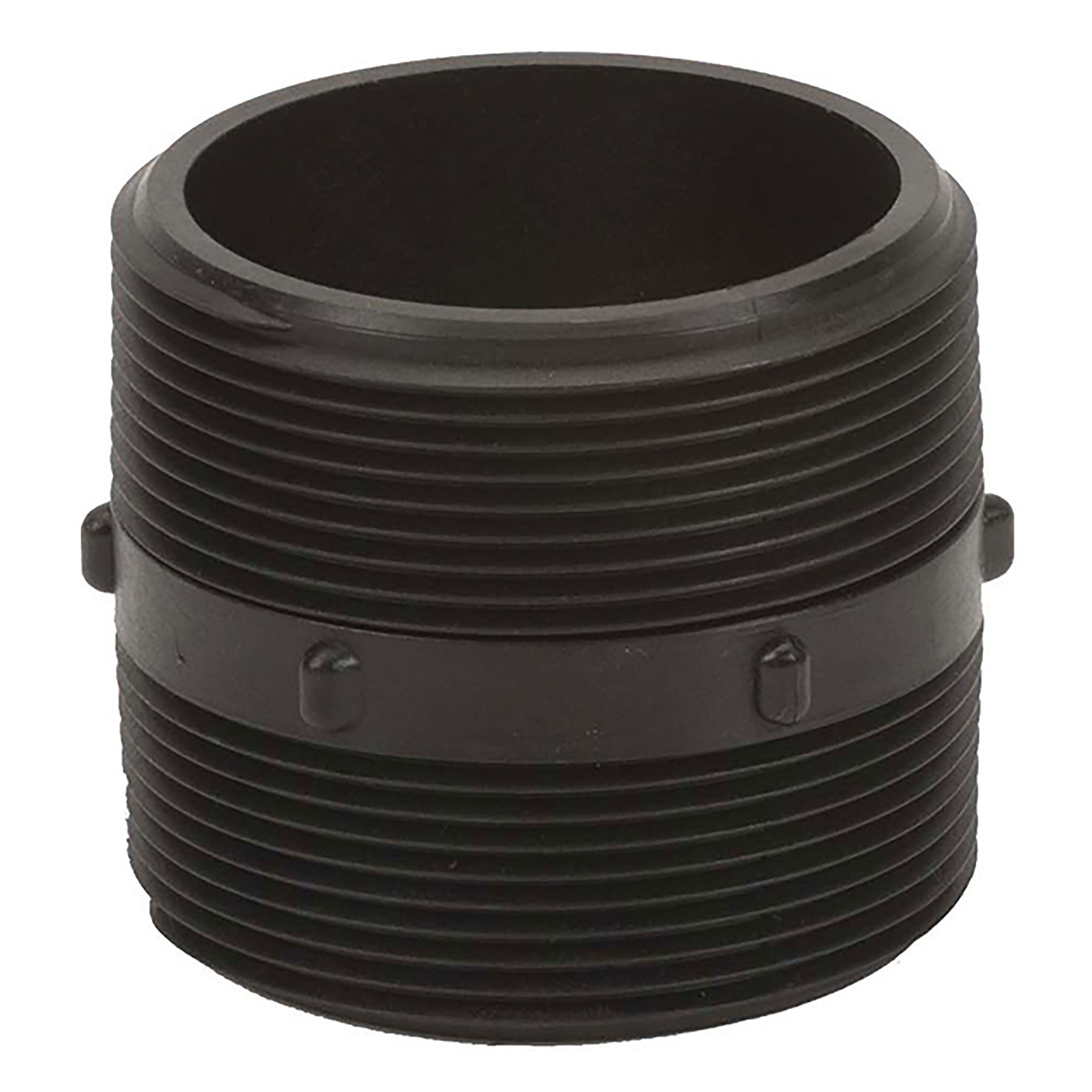 Banjo NIP200-6 Polypropylene Nipple MPT 1/4 in. to 3 in. Sizes Short to 6 in. Lengths