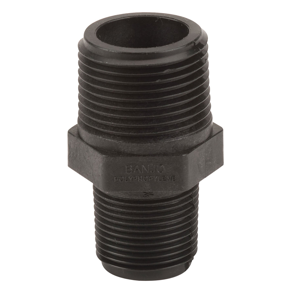 Banjo RN100-075 Polypropylene Reducing Nipple MPT 3/8 in. to 3 in. Sizes