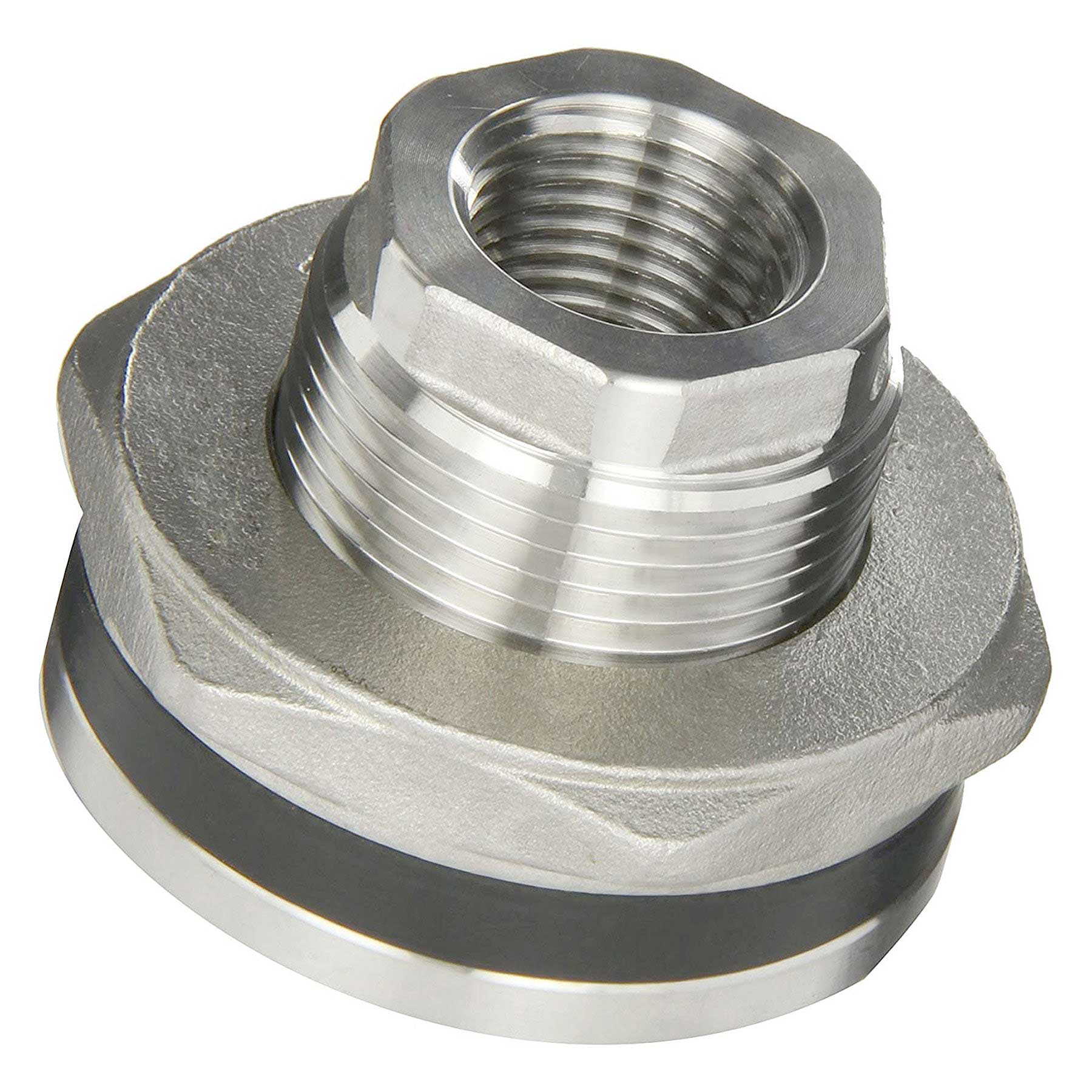 Banjo TF075SS 316 Stainless Steel Bulkhead 3/8 in. to 3 in. Sizes