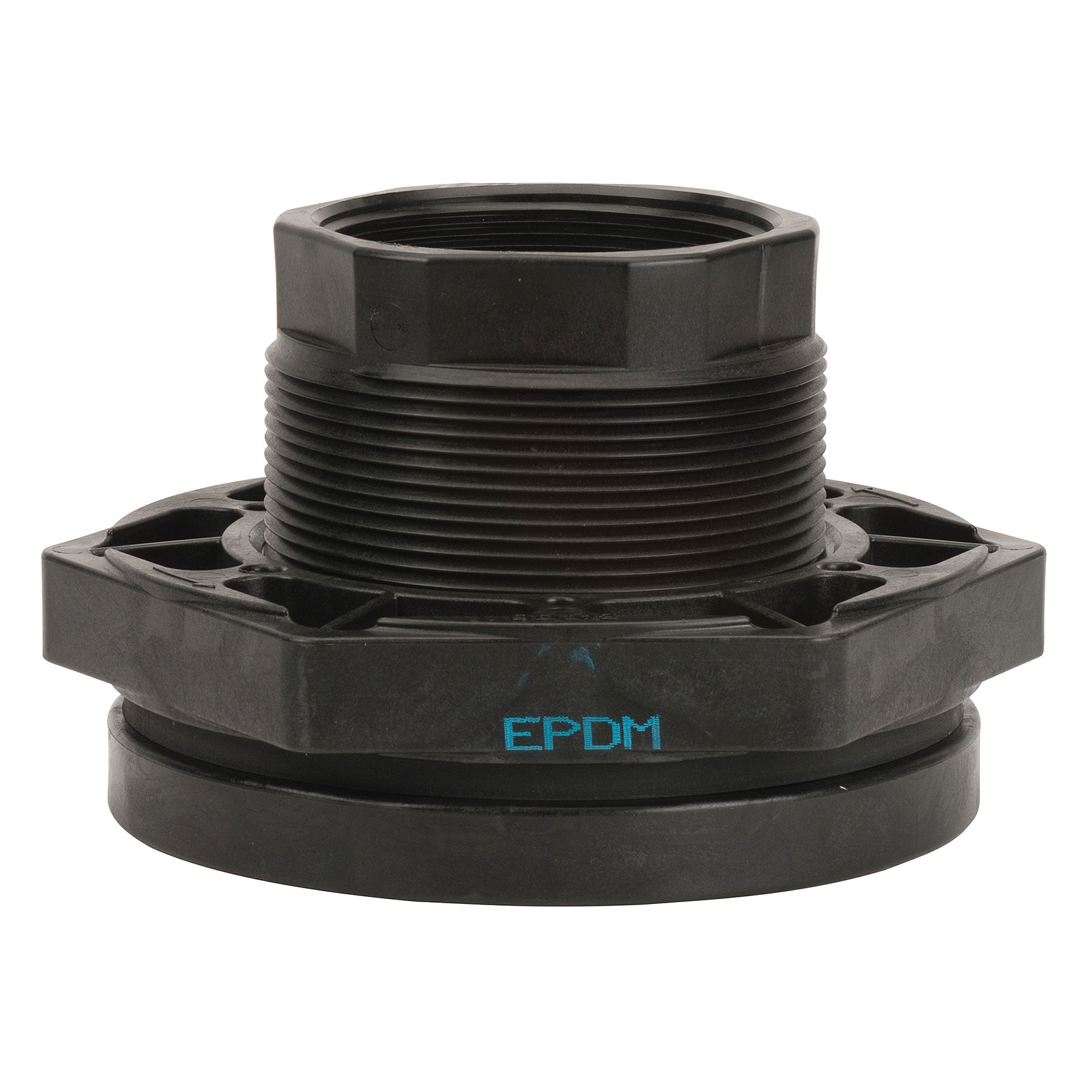 Banjo TF400 Polypropylene Bulkhead Fitting with EPDM or FKM Gasket 1/2 in. to 4 in. Sizes