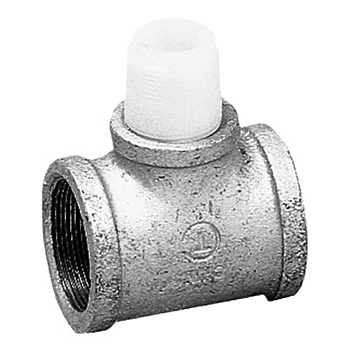 GF Signet BR4T010 Brass Threaded Tee with NPT Threads and PVDF Insert