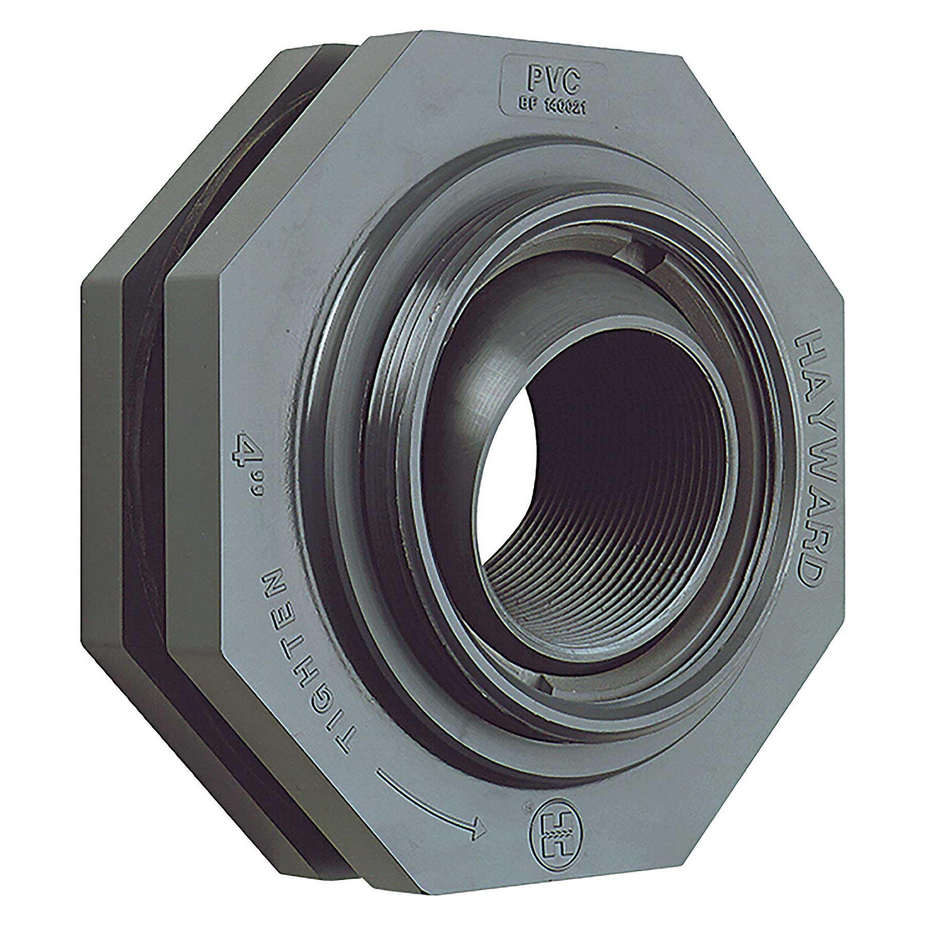 Hayward 3504 PVC Self-Aligning Bulkhead 1 in. to 3 in. Sizes