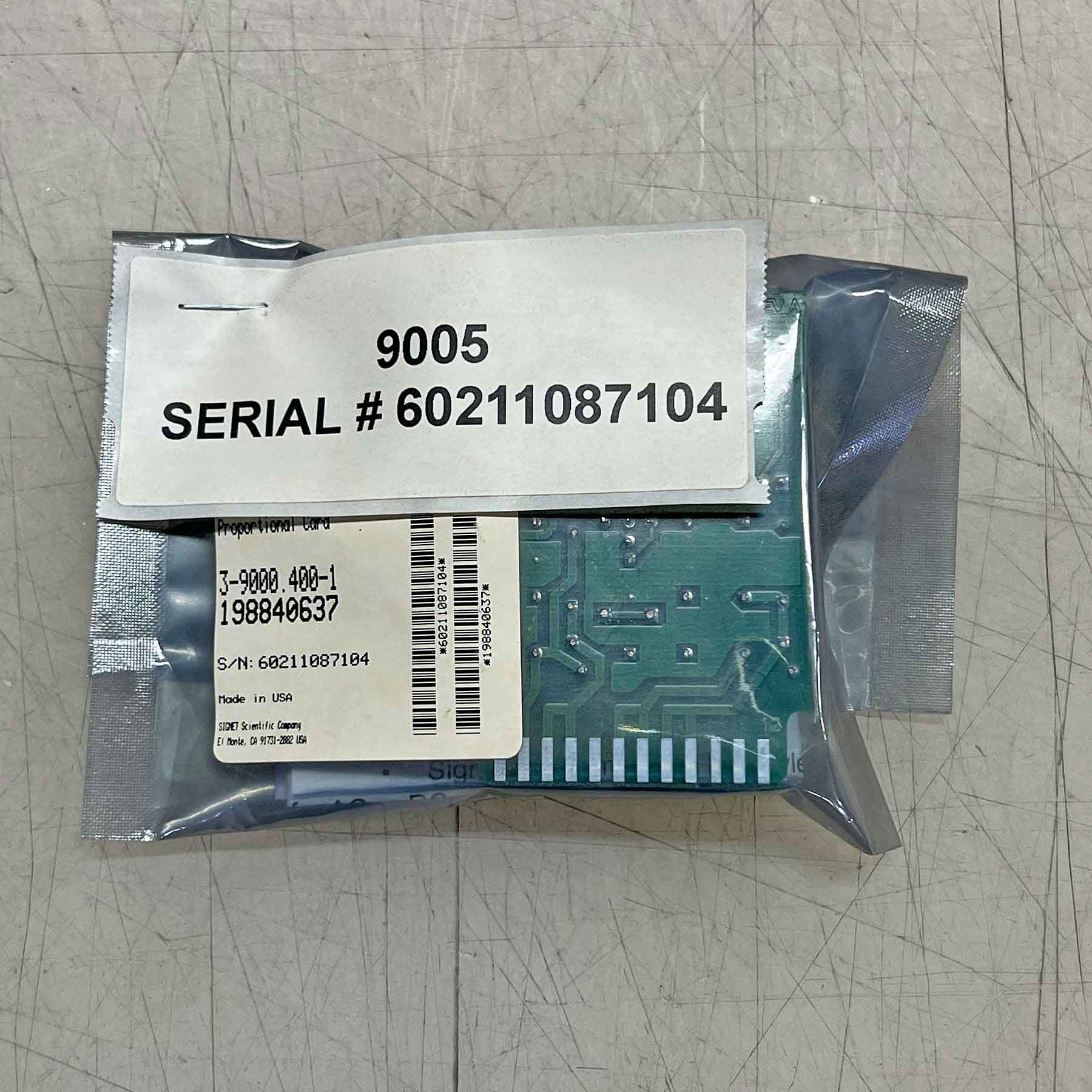 GF Signet CLEARANCE - GF Signet Dual Proportional Alarm Card - 3-9000.400-1
