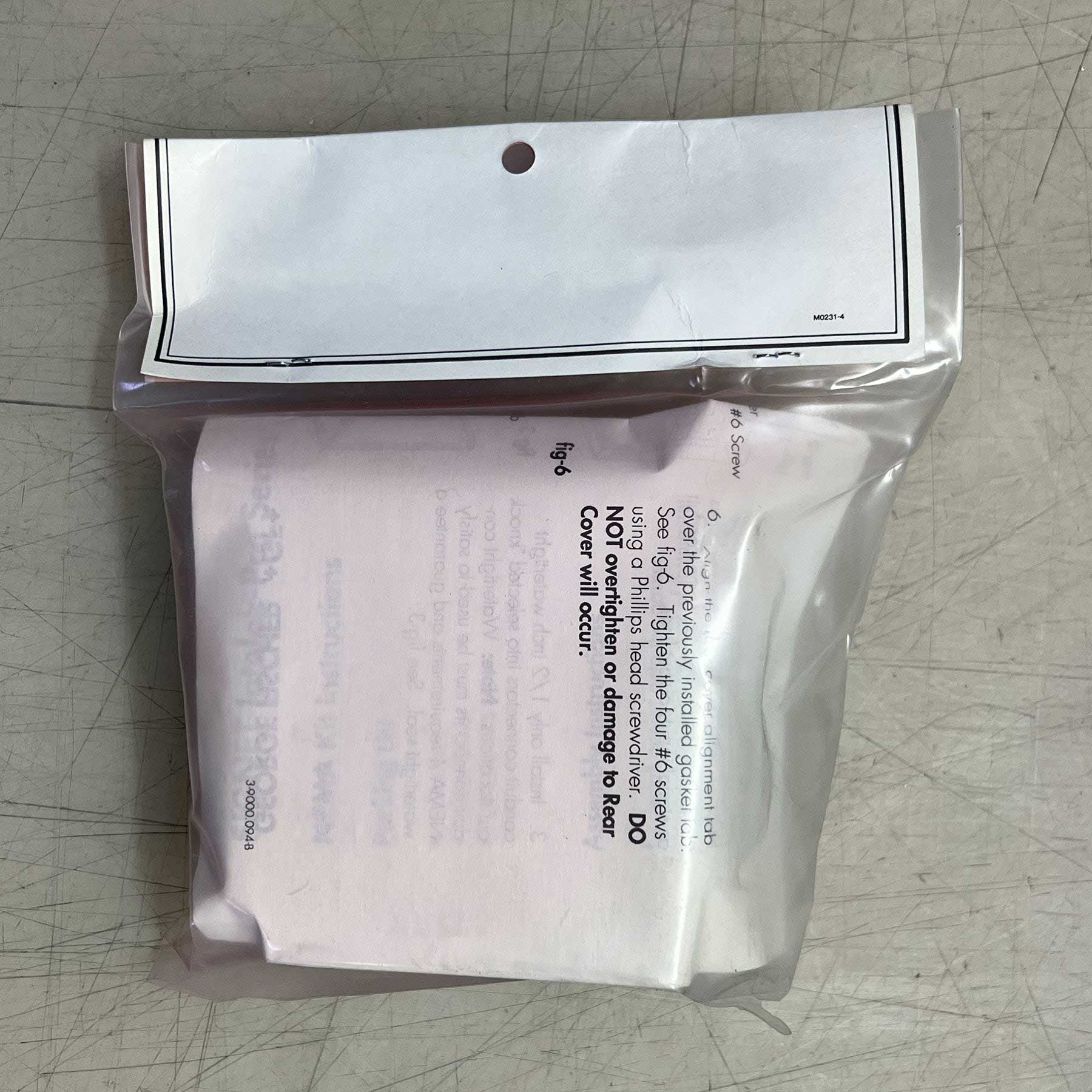 GF Signet CLEARANCE - GF Signet NEMA 4X Rear Cover - 3-9000.395
