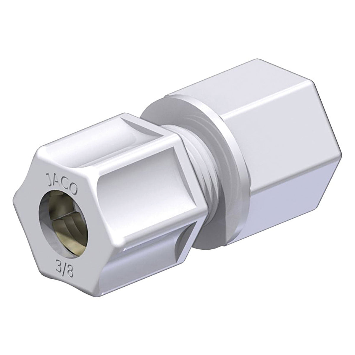 Jaco Female Connector Standard Ferrule Nut 1/8 in. to 5/8 in. Sizes