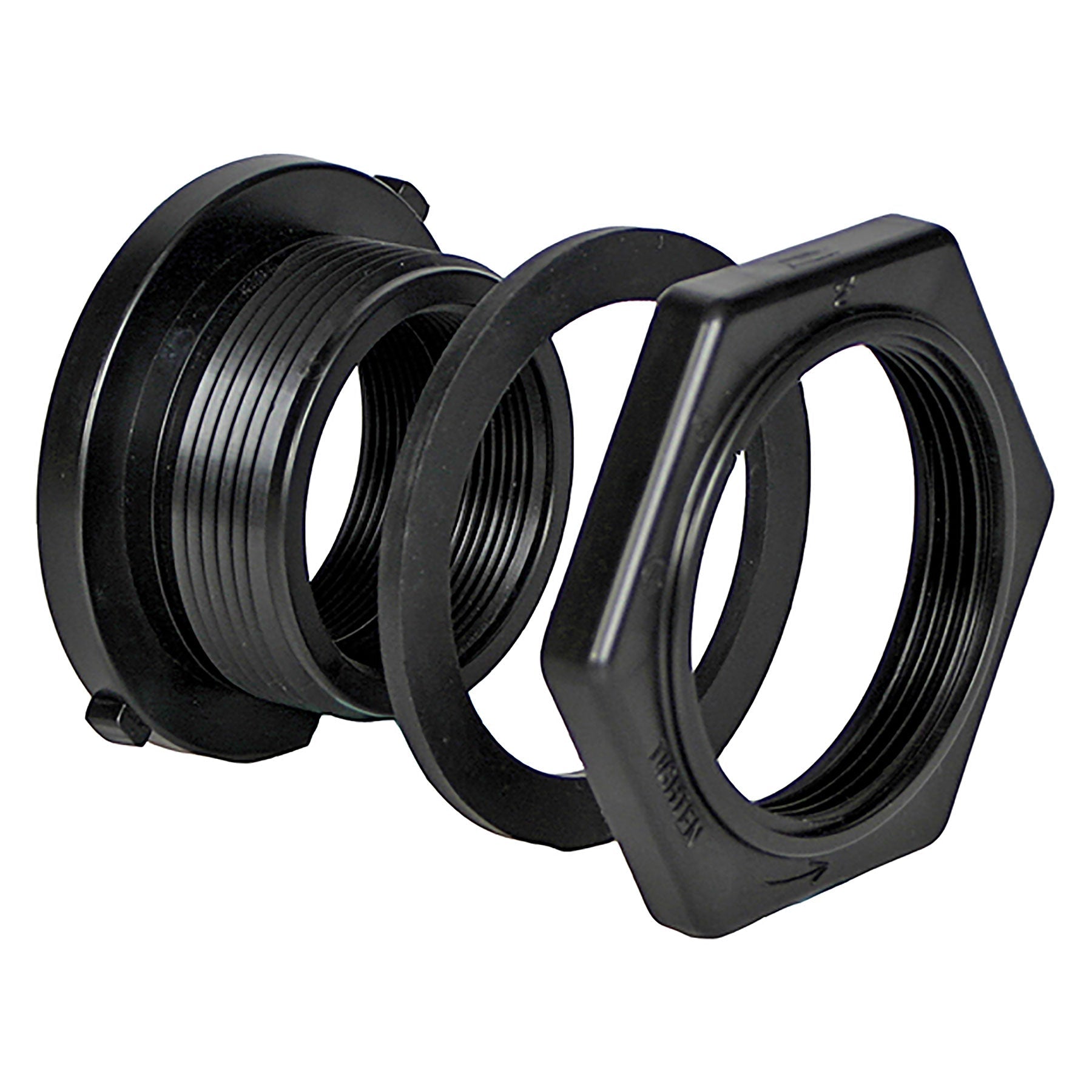 KO340175・176・177・178・179・8JP Norwesco Polypropylene Bulkhead, 1/2