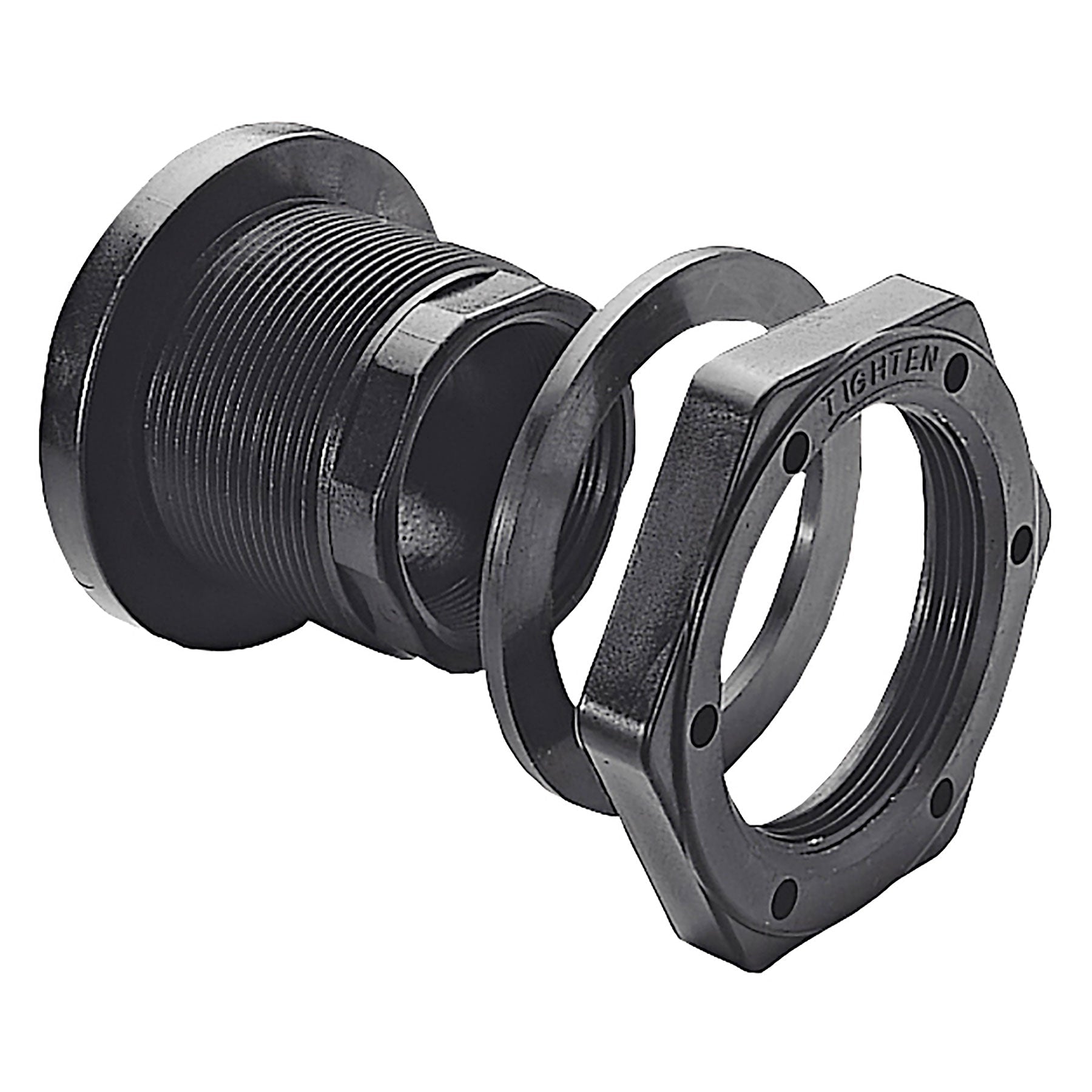 Norwesco 60401 Polypropylene Bulkhead 1/2 in. to 4 in. Sizes