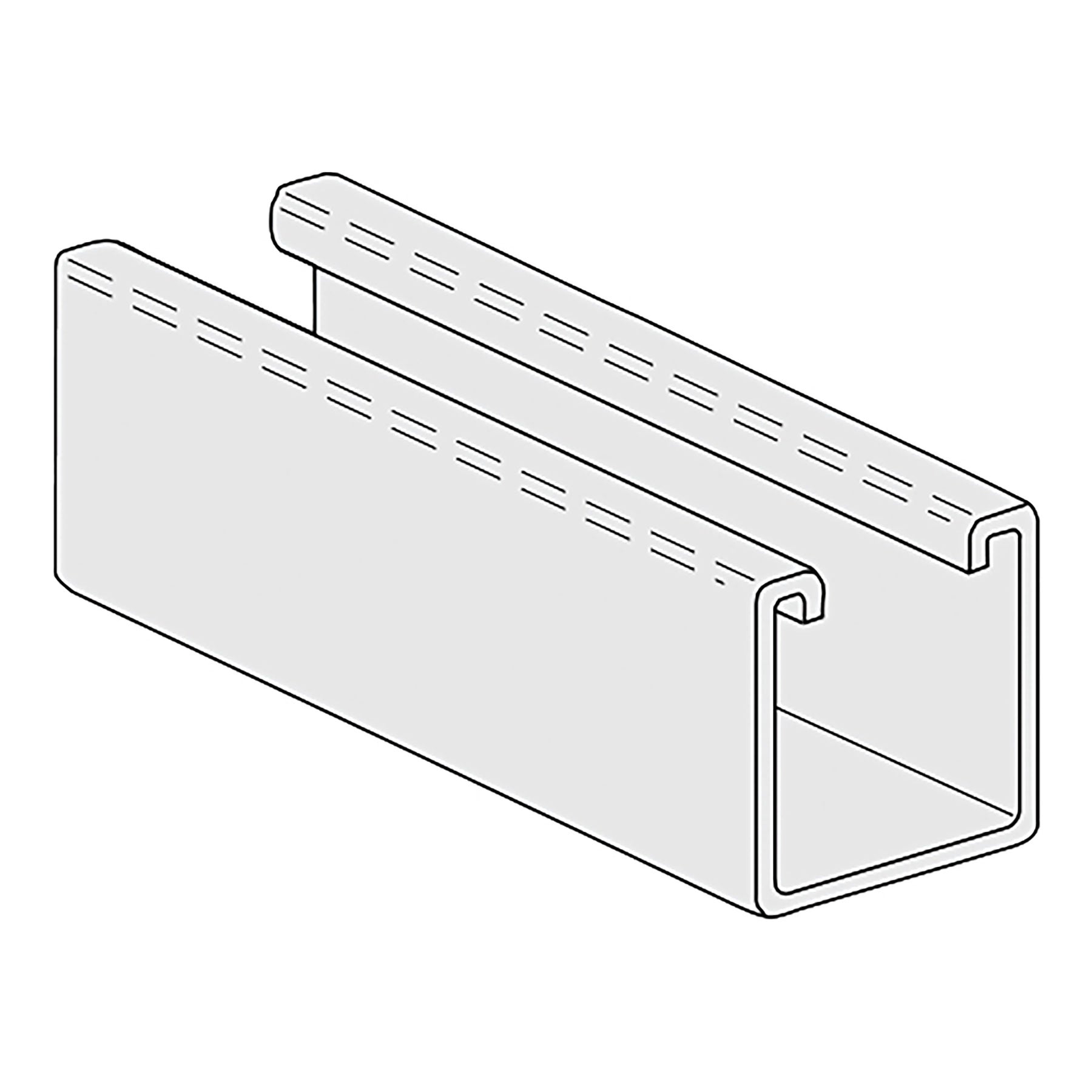 PHD S1111PG 10 Foot Metal Strut Channel