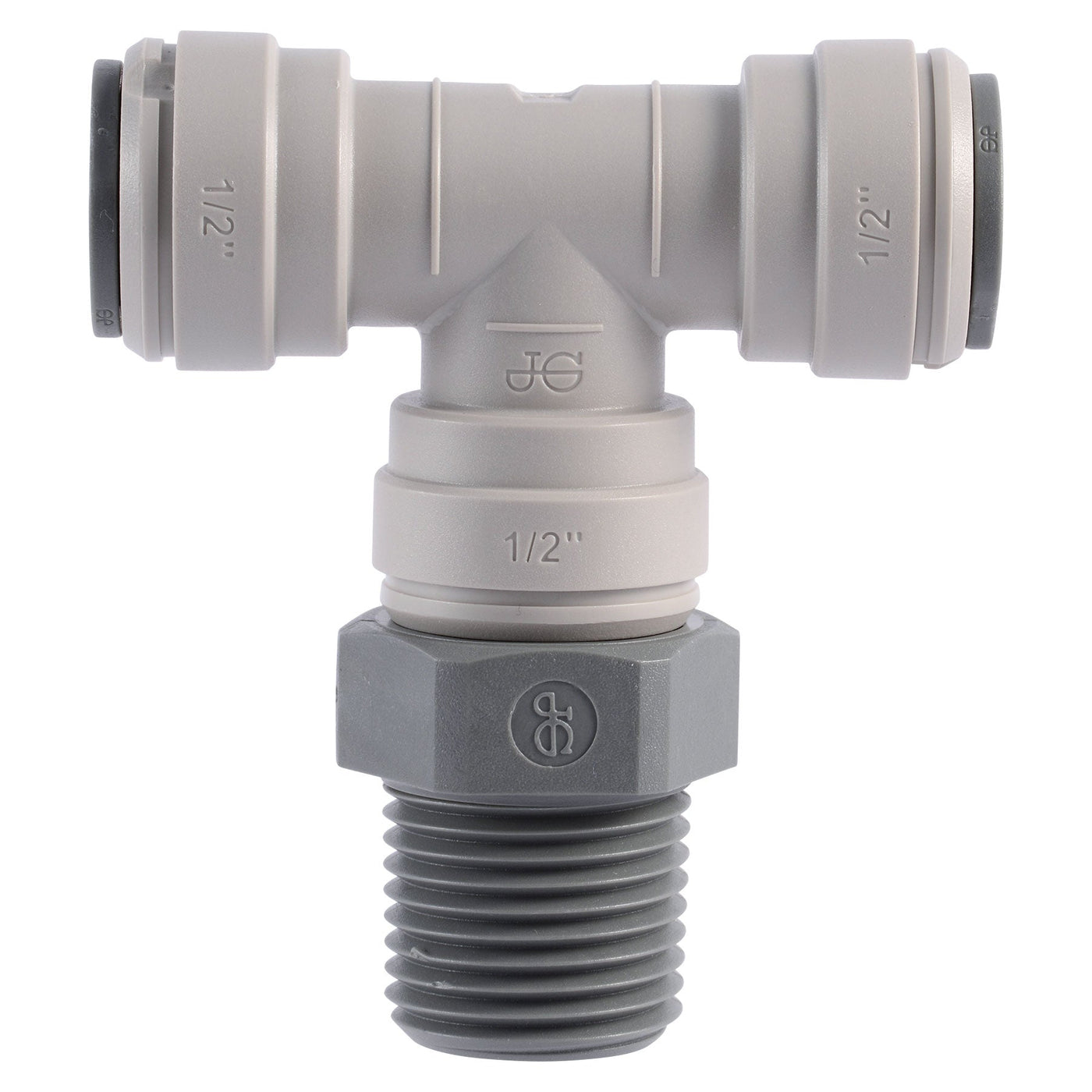 John Guest Swivel Branch Tee 1/8 in. to 1/2 in. Sizes