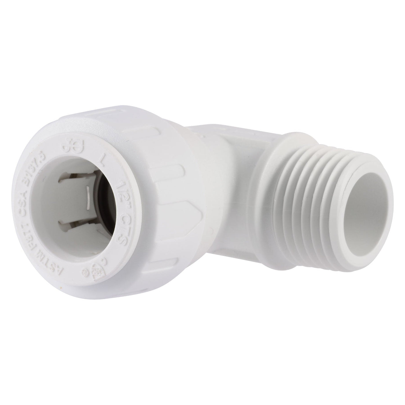 John Guest PSEI482024 Speedfit Male Fixed Elbow 1/2 in. Size