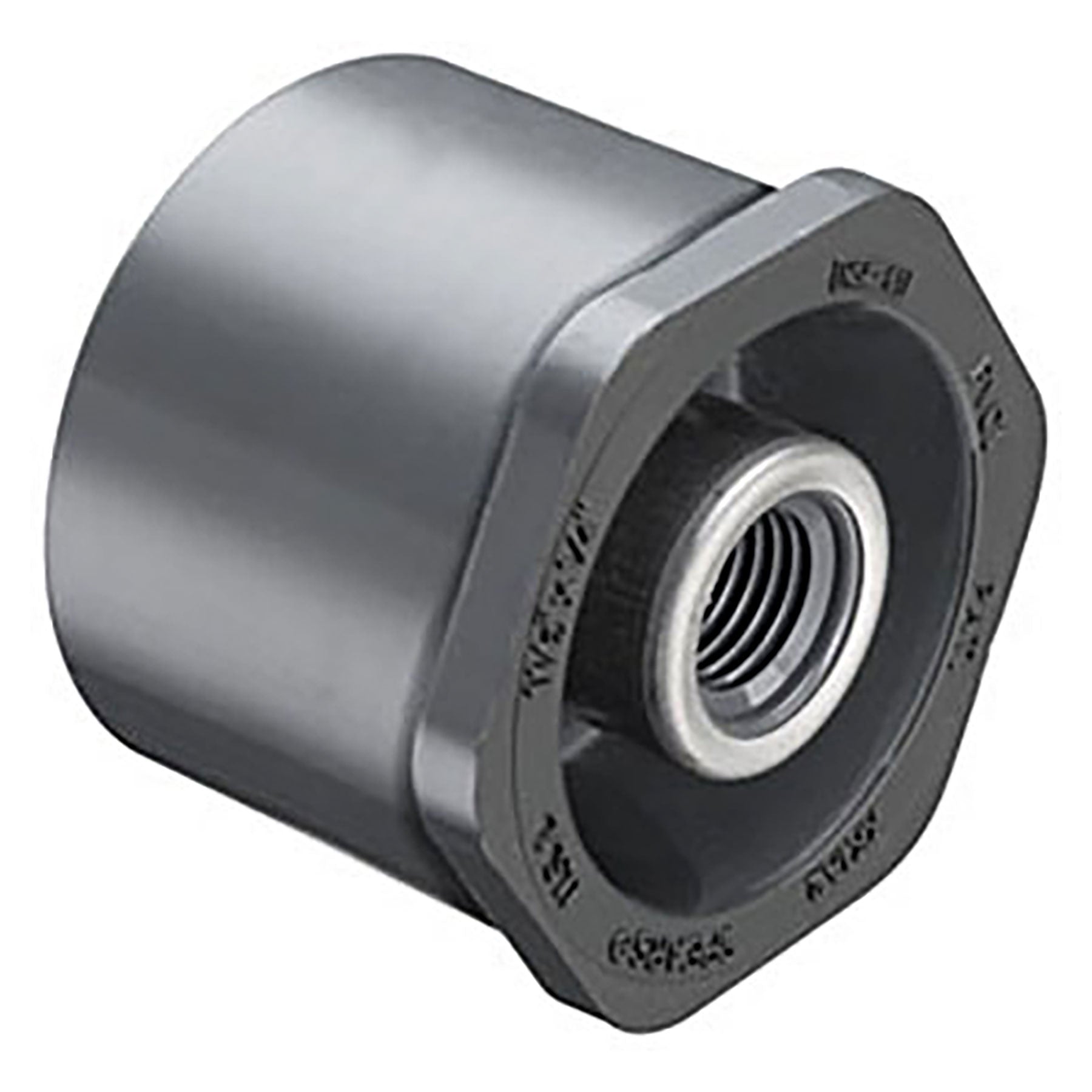 PVC Schedule 80 Flush Reducing Bushing | Spig x SR FPT
