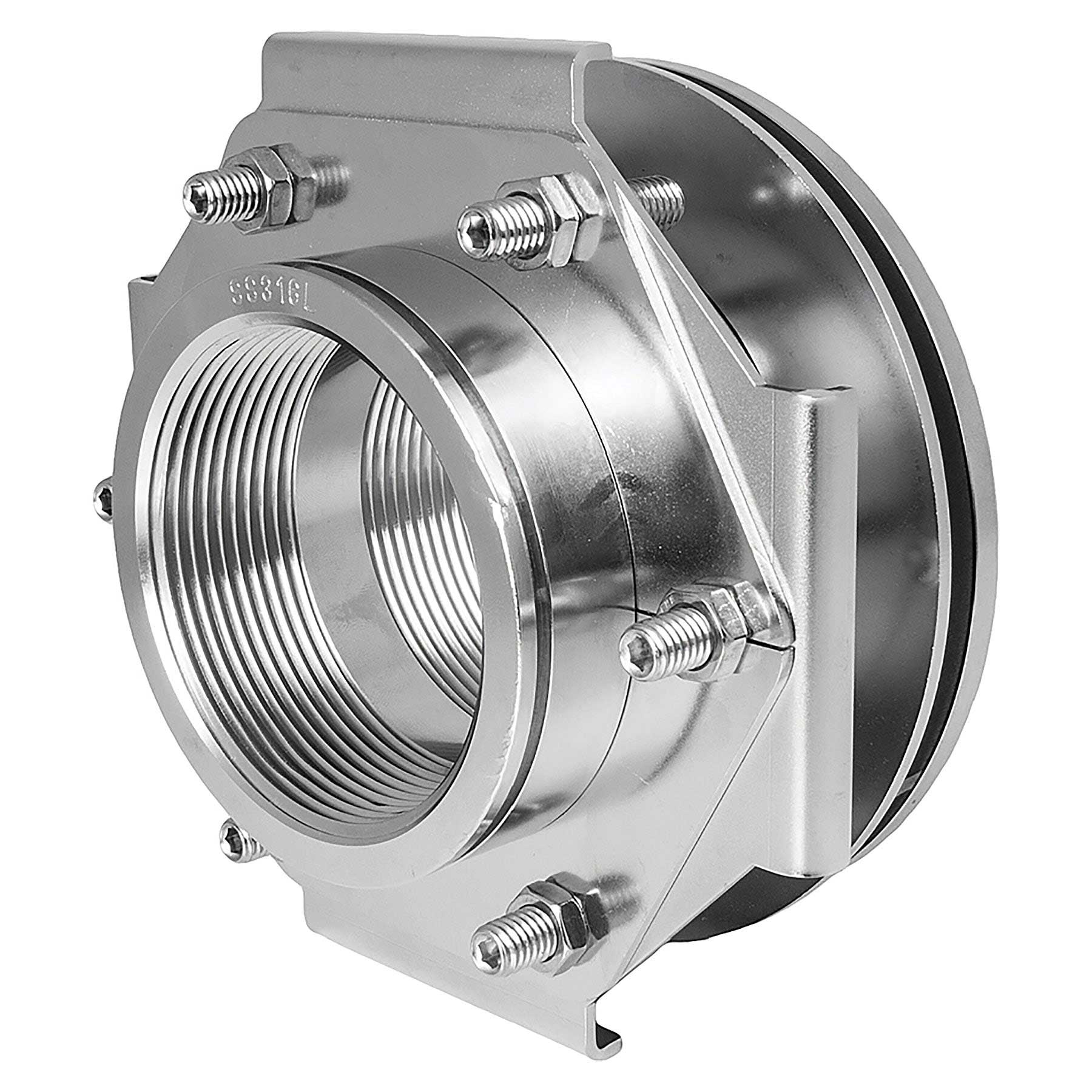 Titan Stainless Steel Boltless Tank Adaptor 1 in. to 4 in. Sizes