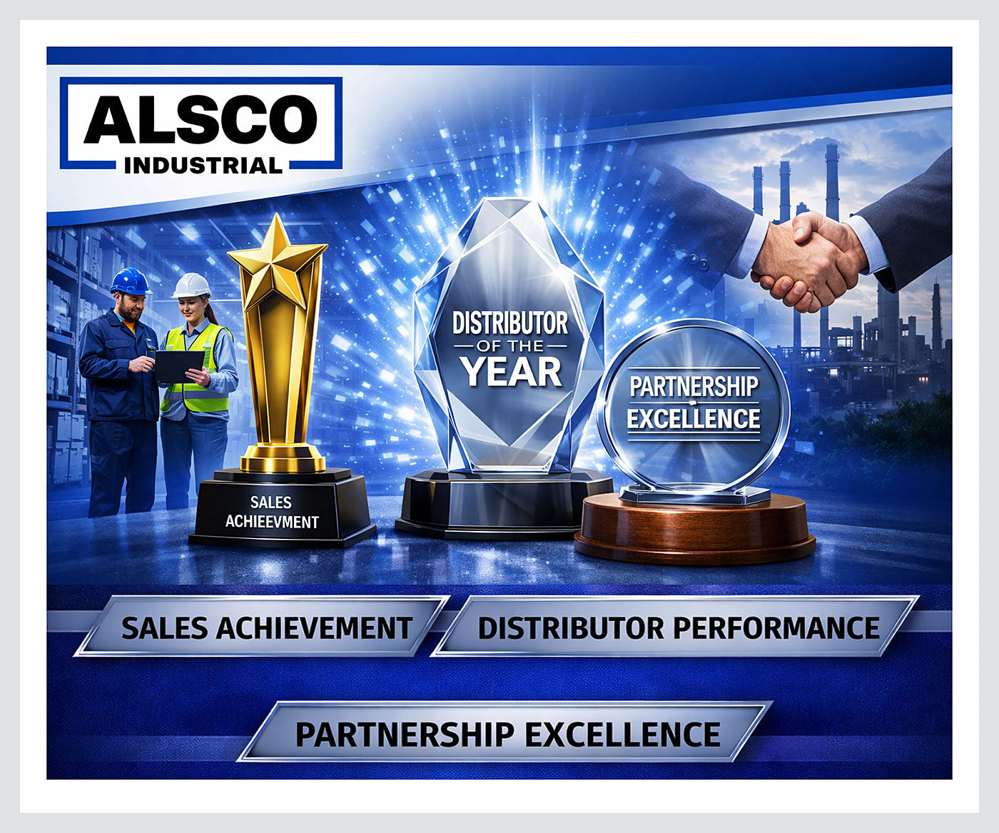 Alsco Industrial is and Award-Winning Industrial Distributor!