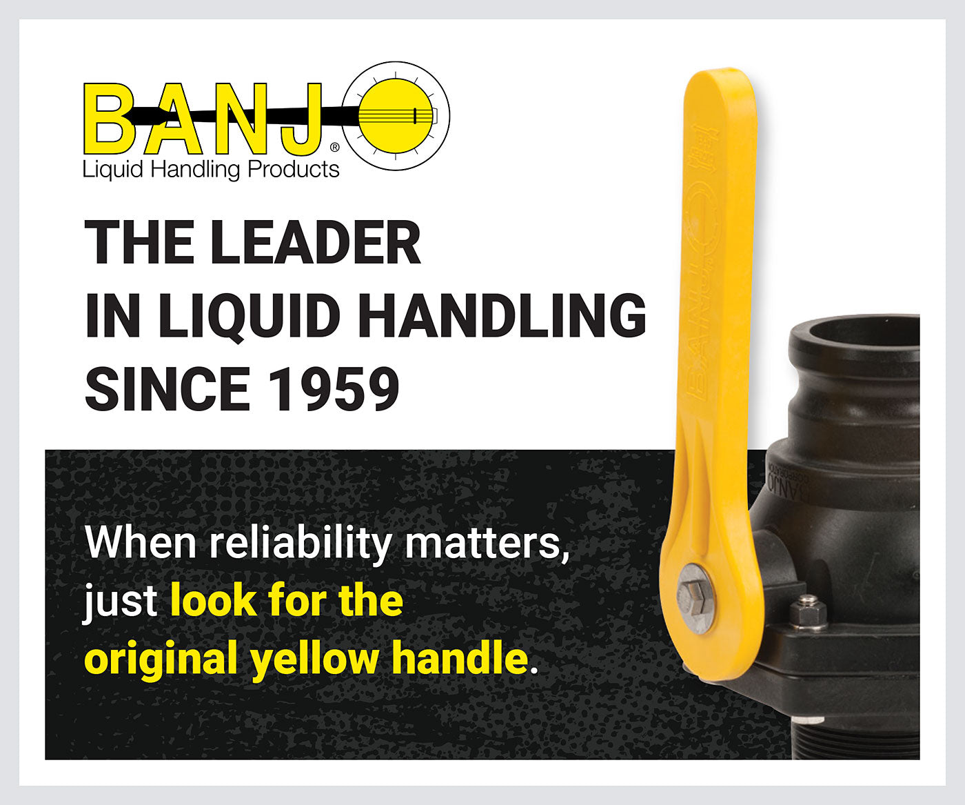 Banjo Is the Trusted Leader in Liquid Handling Products