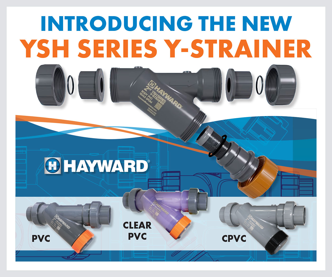 Alsco Industrial Introduces the New Hayward YSH Series Y-Strainer